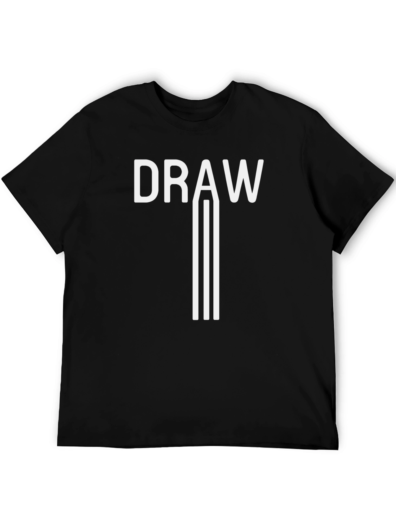 Draw Graphic Tee - Creative Expression Comfort Fit