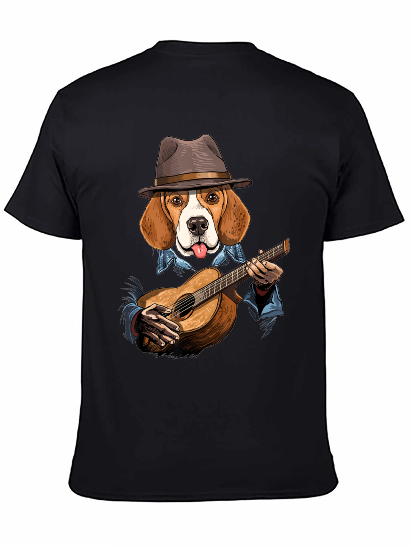 Dog Playing Guitar T-Shirt