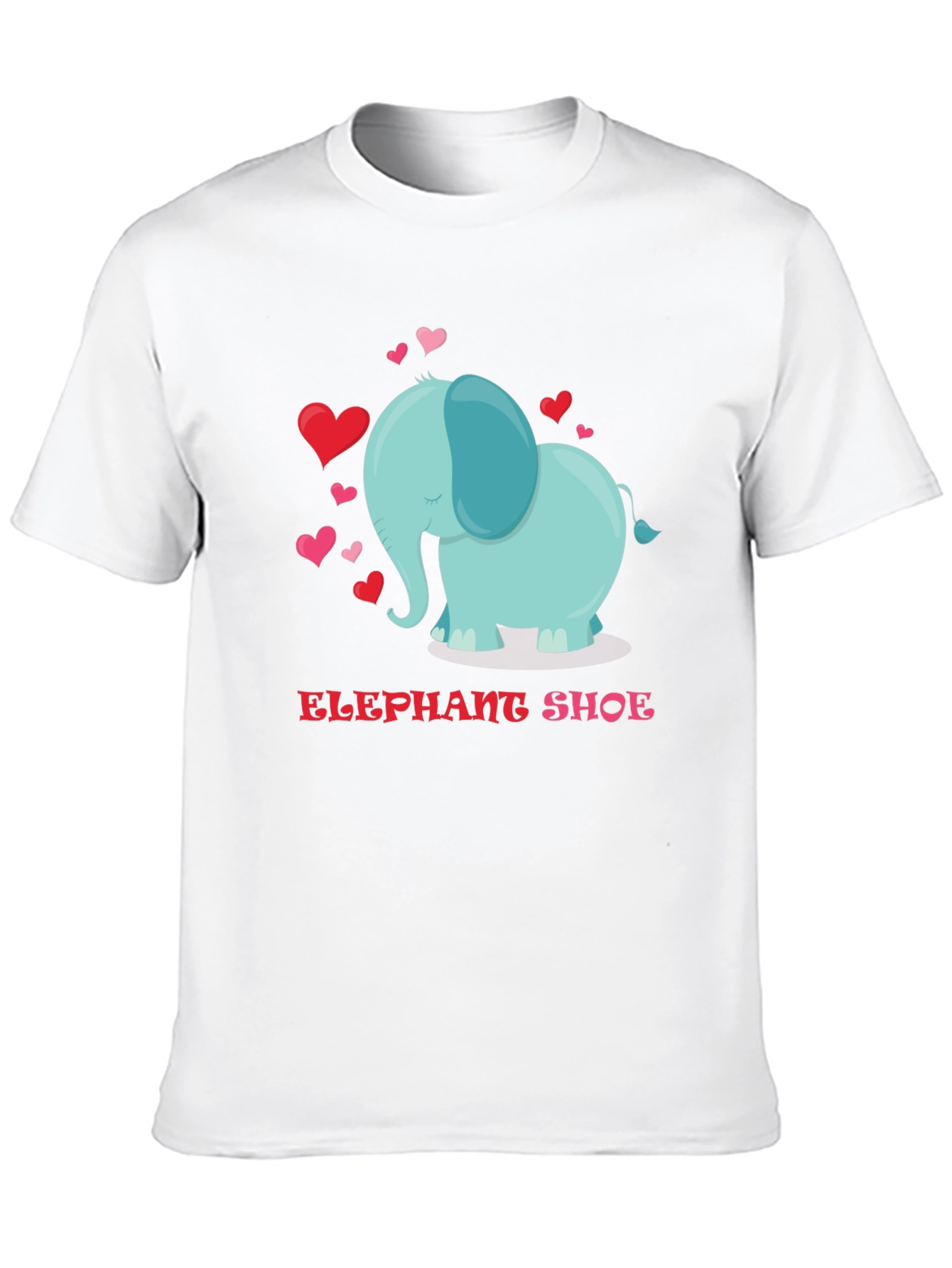 Elephant Shoe Valentines Day T-Shirt