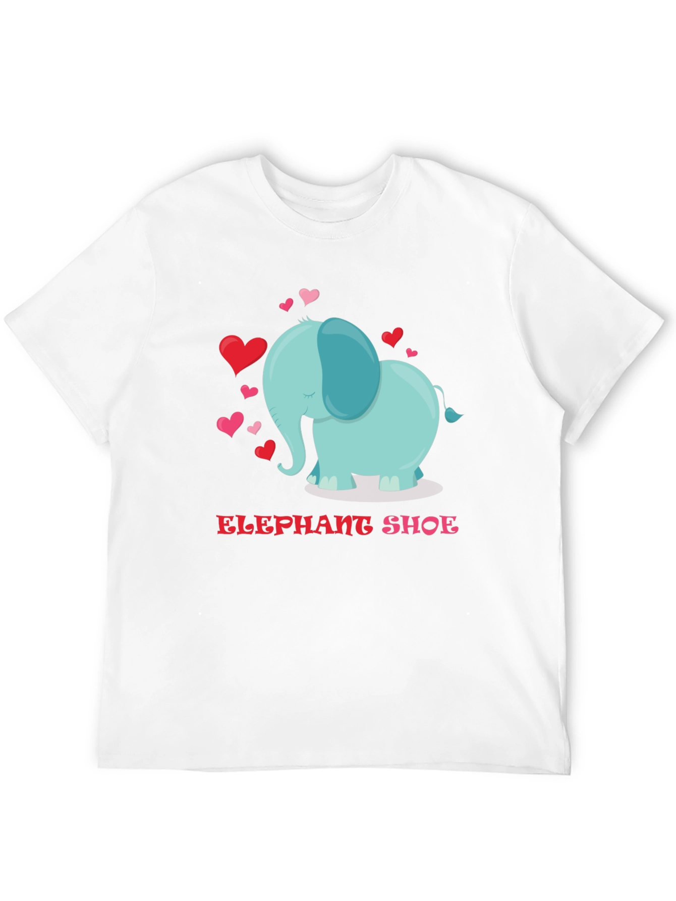 Elephant Shoe Valentines Day T-Shirt