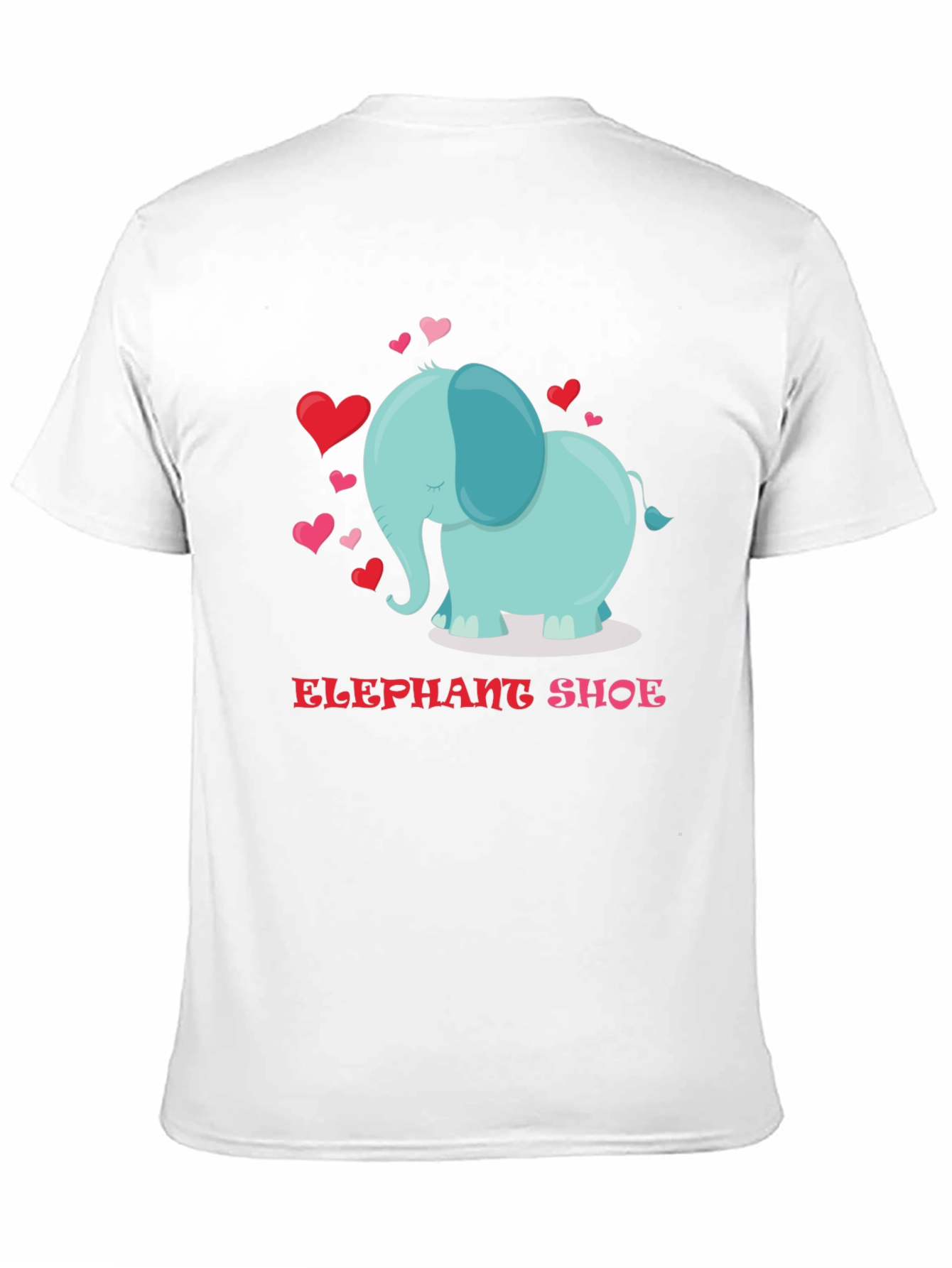 Elephant Shoe Valentines Day T-Shirt