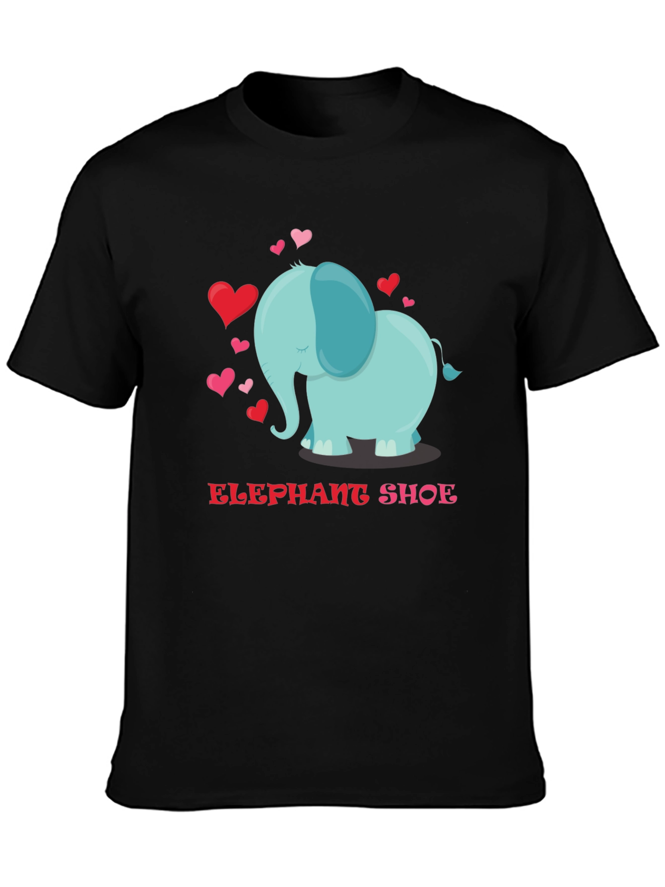 Elephant Shoe Valentines Day T-Shirt