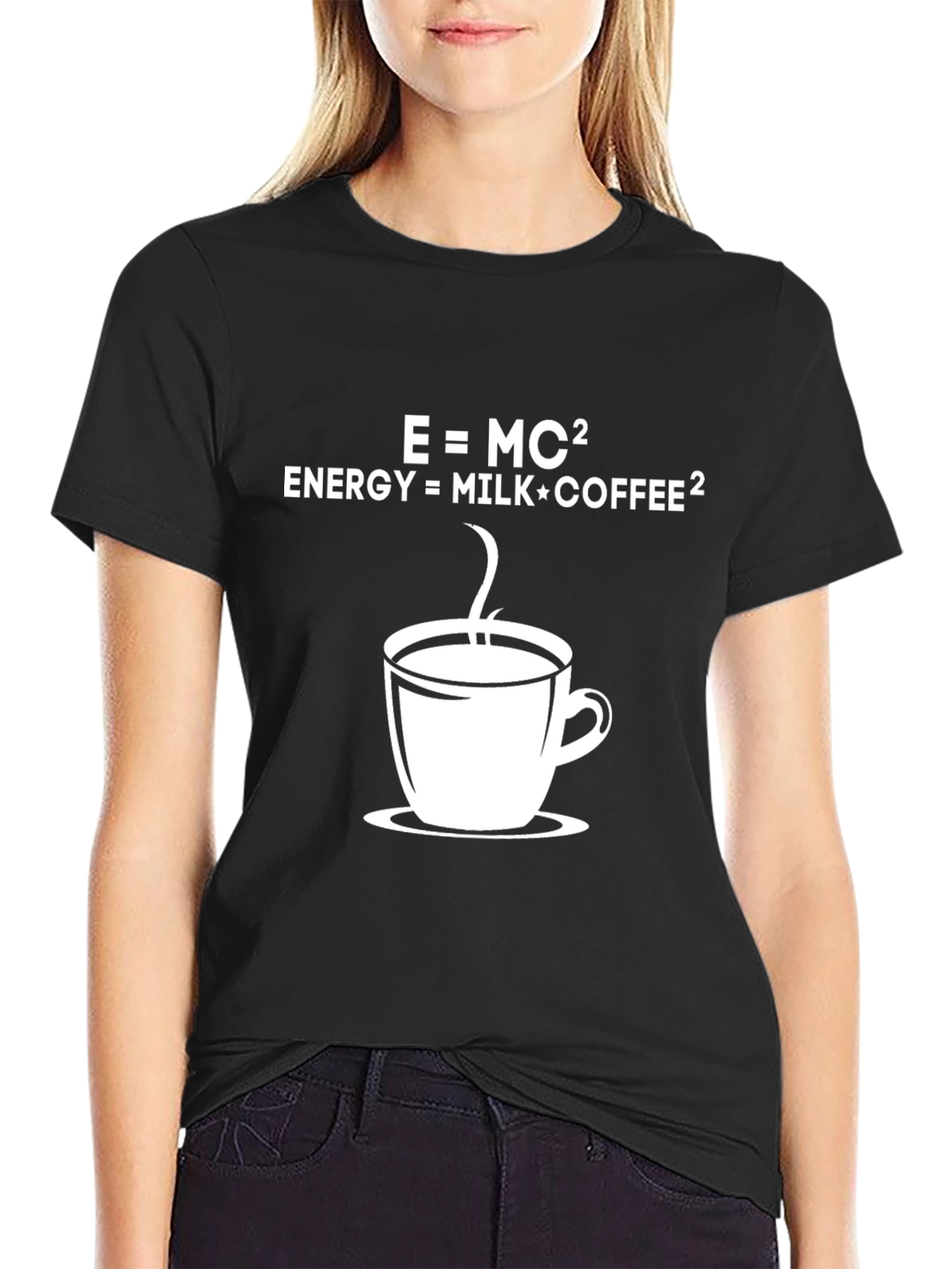 Coffee Equation T-Shirt - Energy = Milk*Coffee²