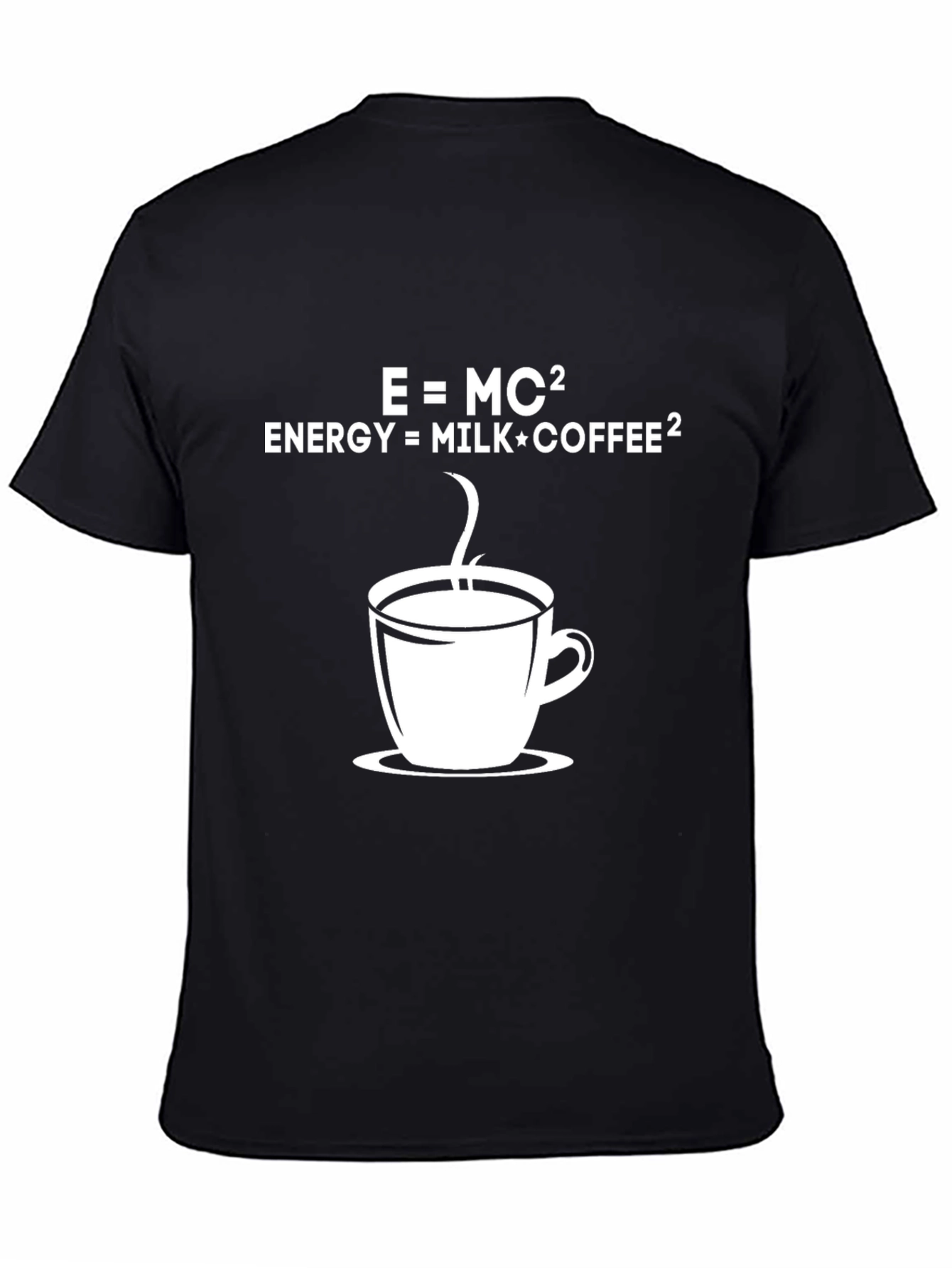 Coffee Equation T-Shirt - Energy = Milk*Coffee²