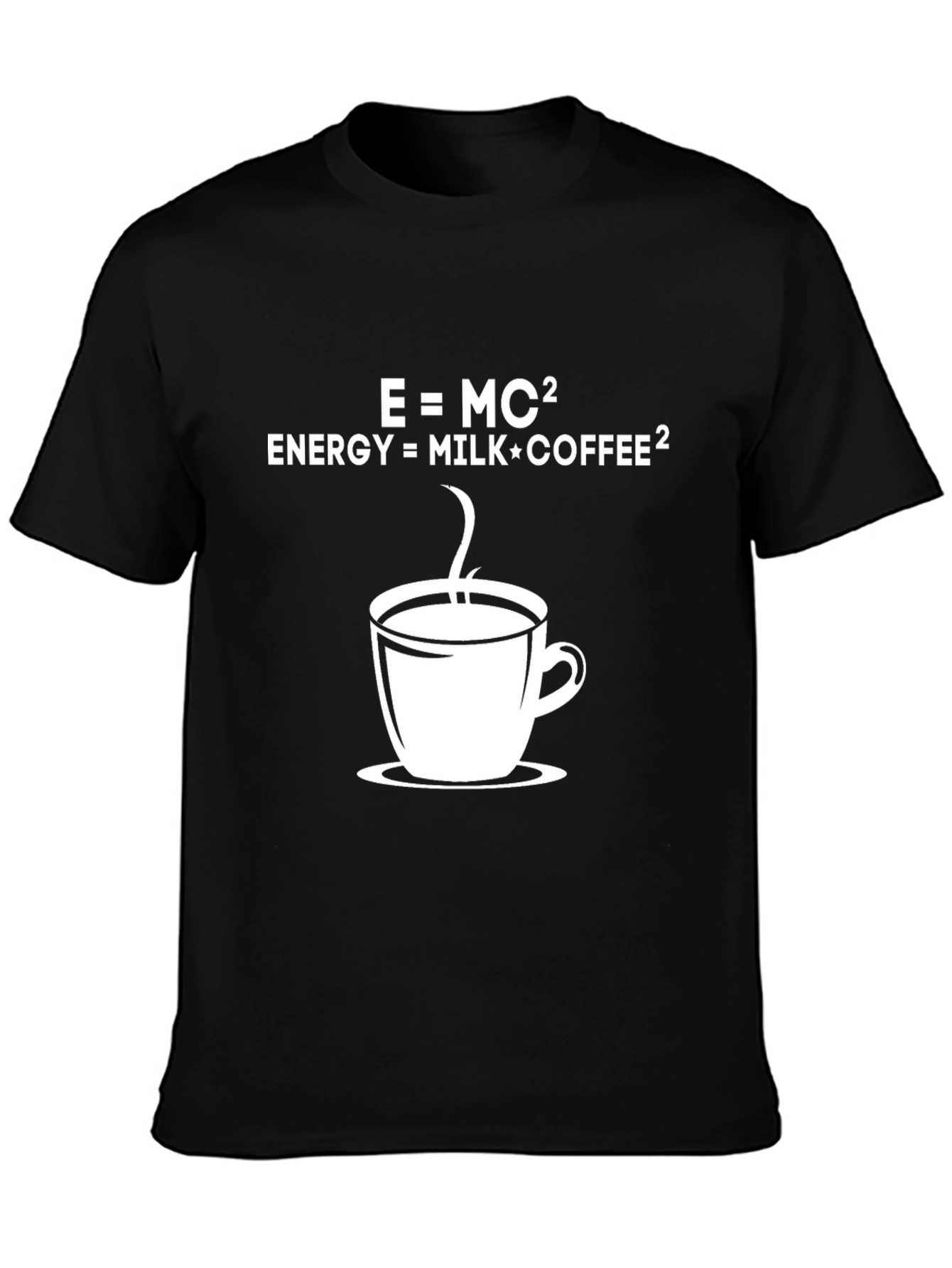 Coffee Equation T-Shirt - Energy = Milk*Coffee²