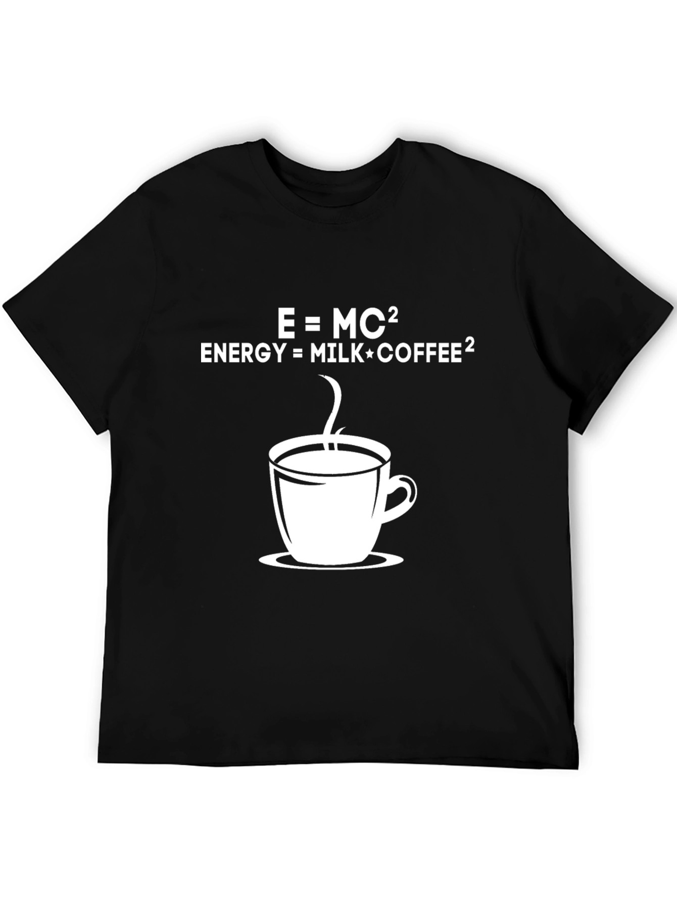 Coffee Equation T-Shirt - Energy = Milk*Coffee²