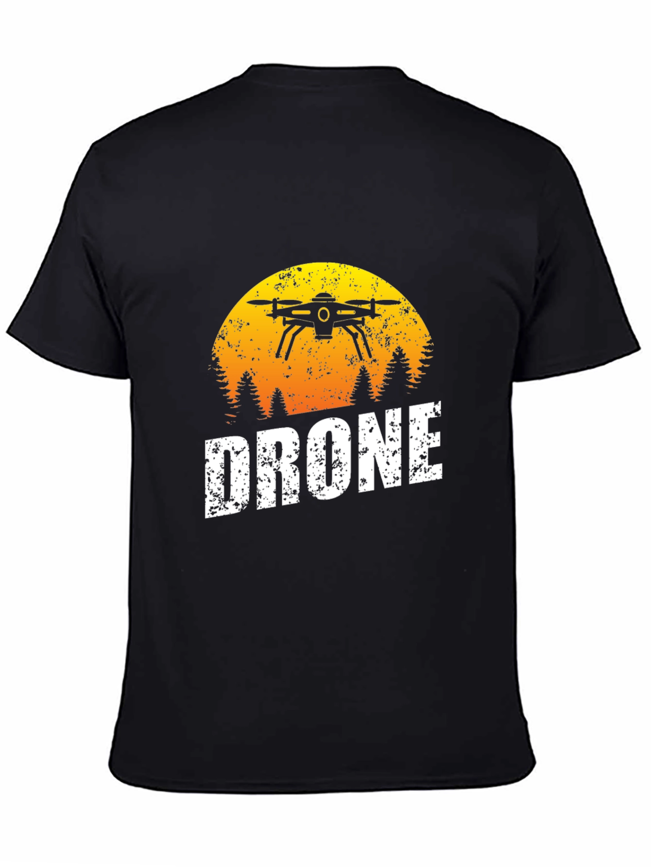 Drone T-Shirt - Sunset Graphic Tee