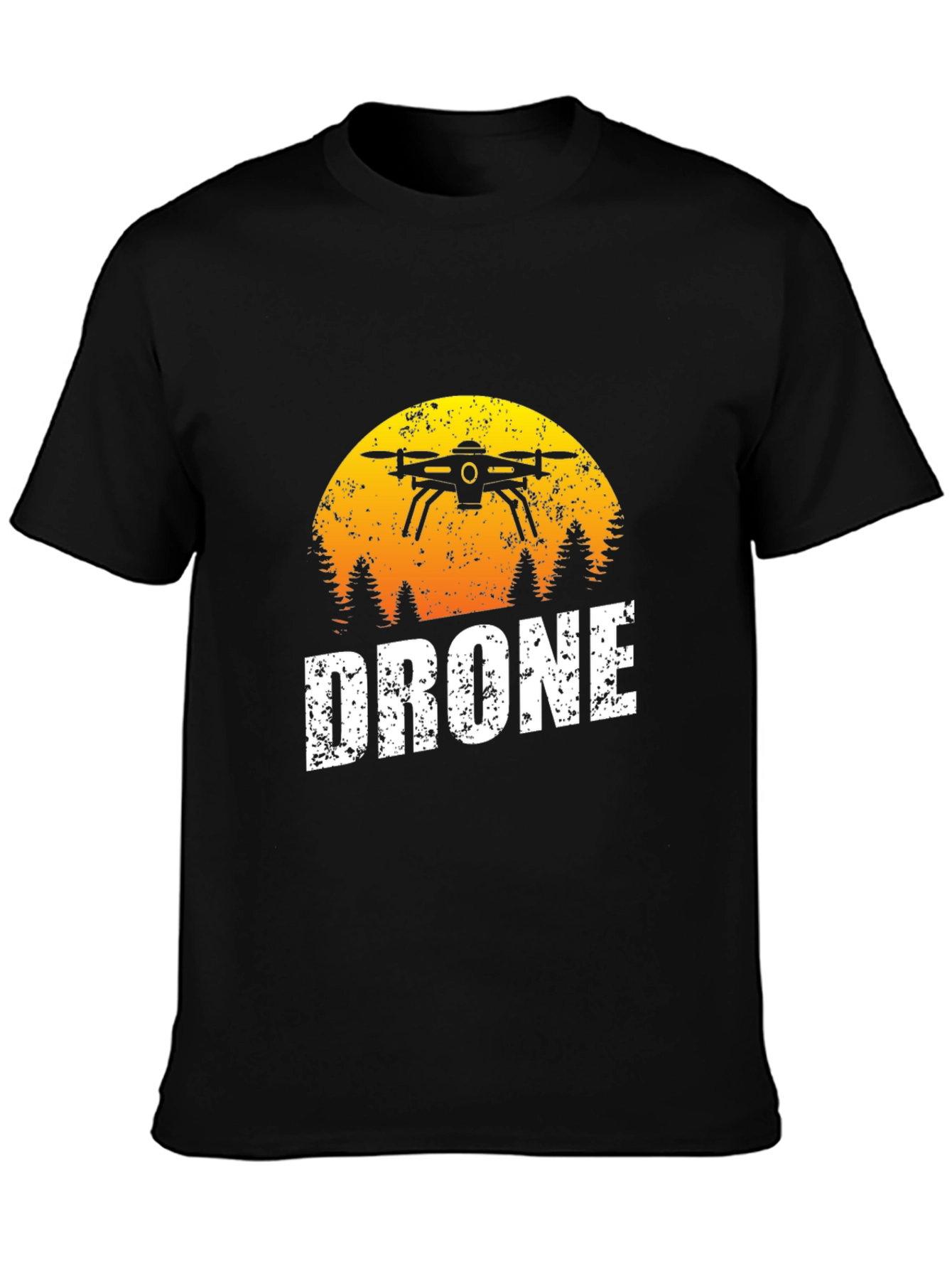 Drone T-Shirt - Sunset Graphic Tee