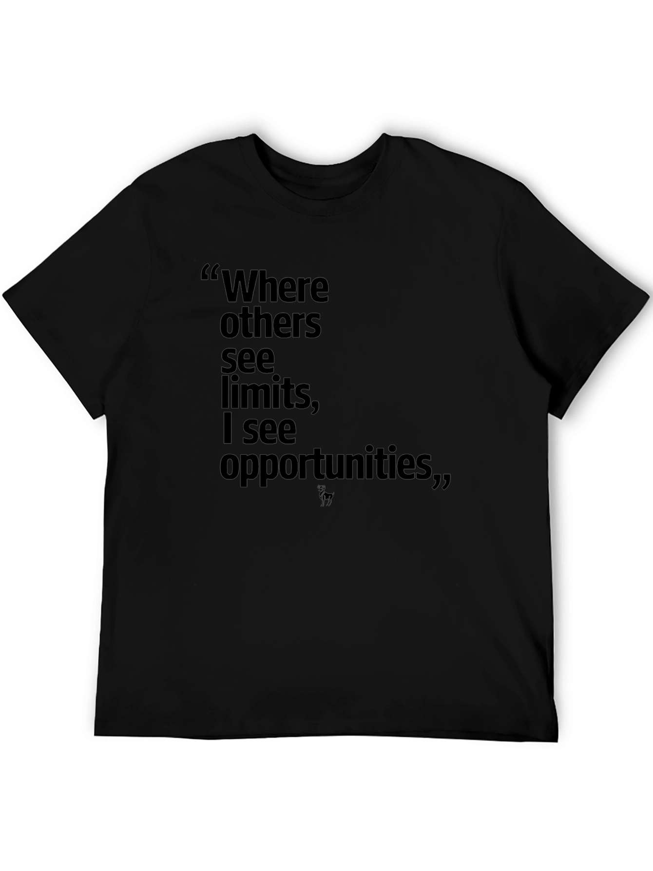 Motivational Quote T-Shirt - Where Others See Limits