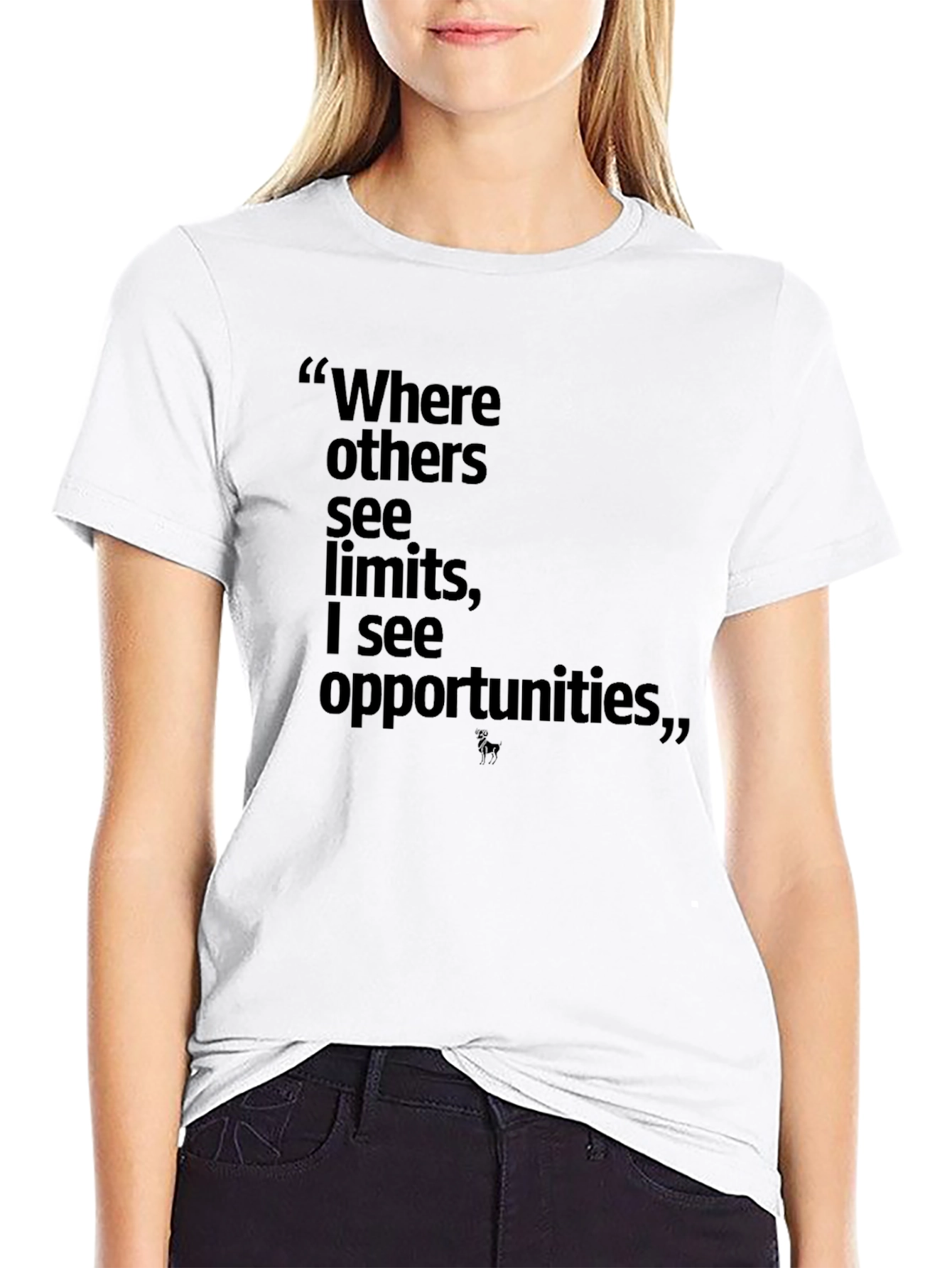 Motivational Quote T-Shirt - Where Others See Limits