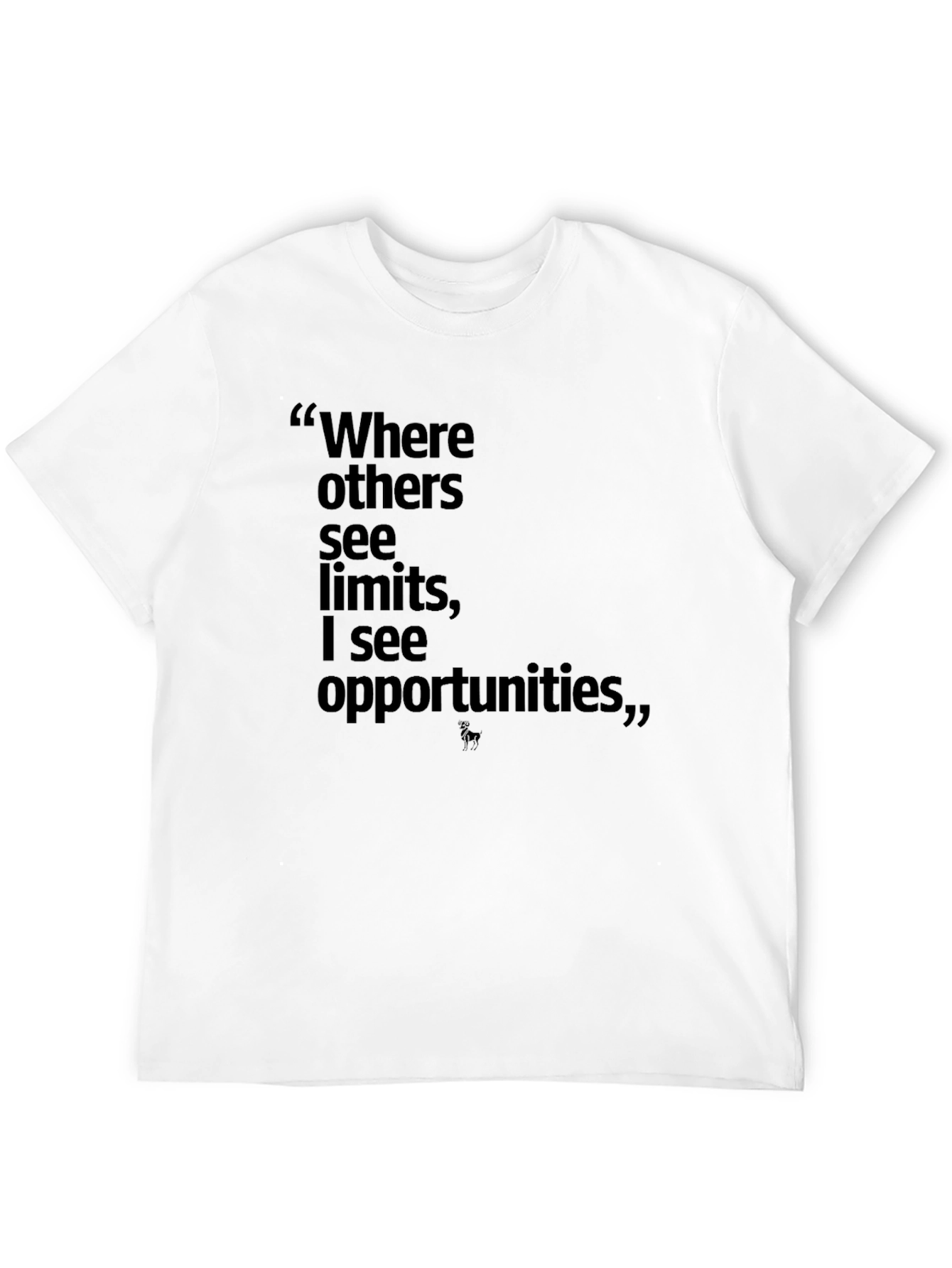 Motivational Quote T-Shirt - Where Others See Limits