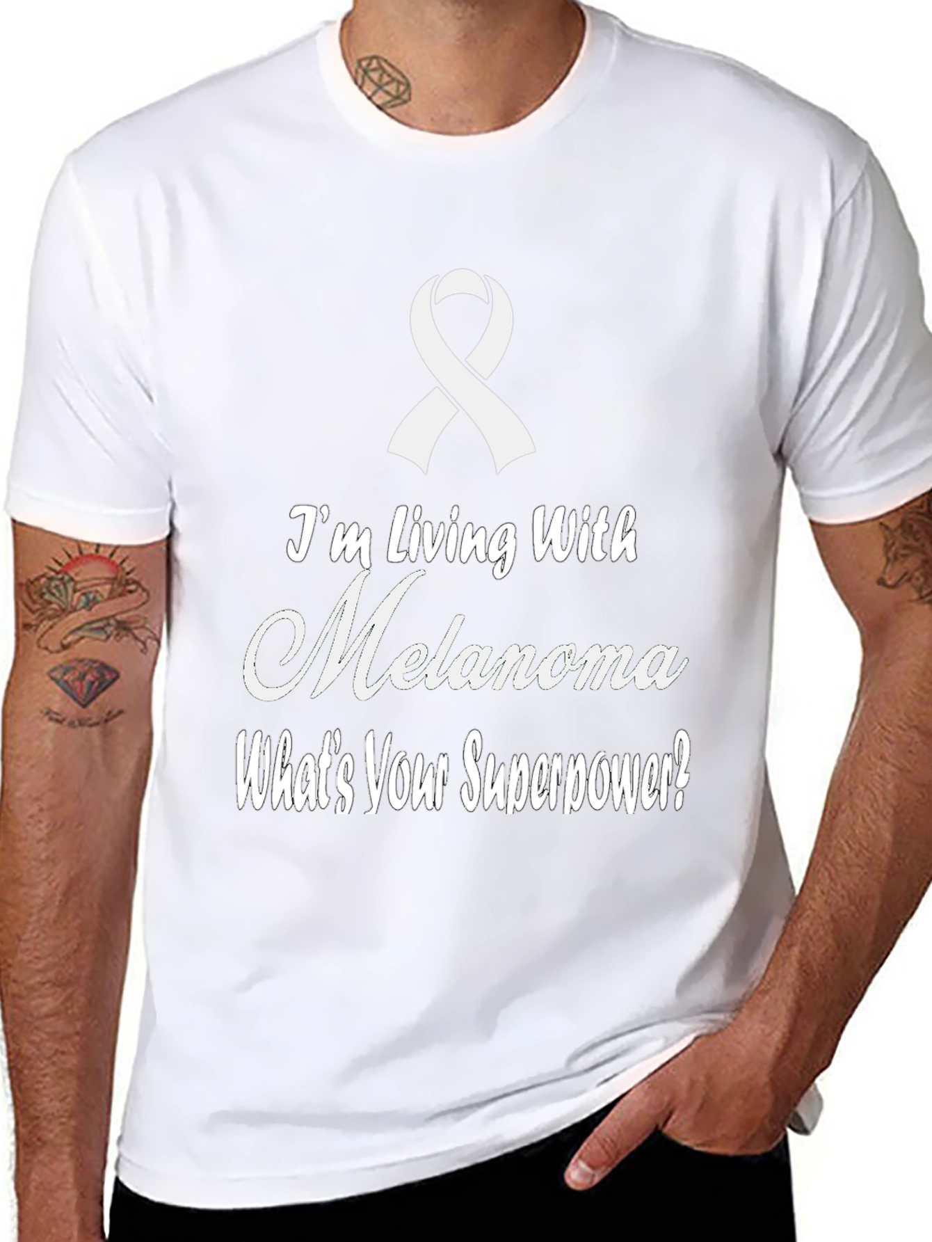 Melanoma Awareness T-Shirt - Whats Your Superpower?