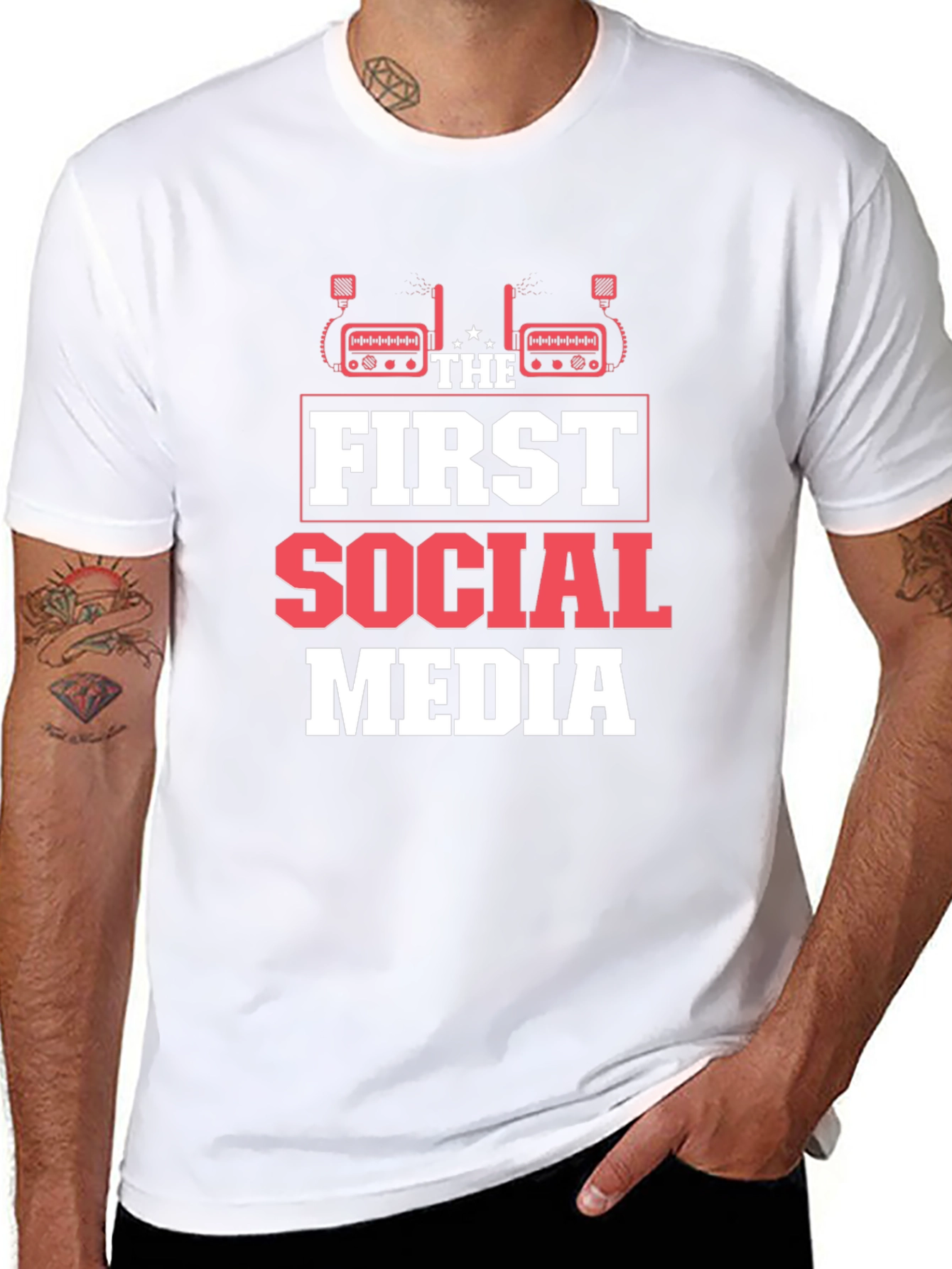 The First Social Media T-Shirt - Ham Radio Design