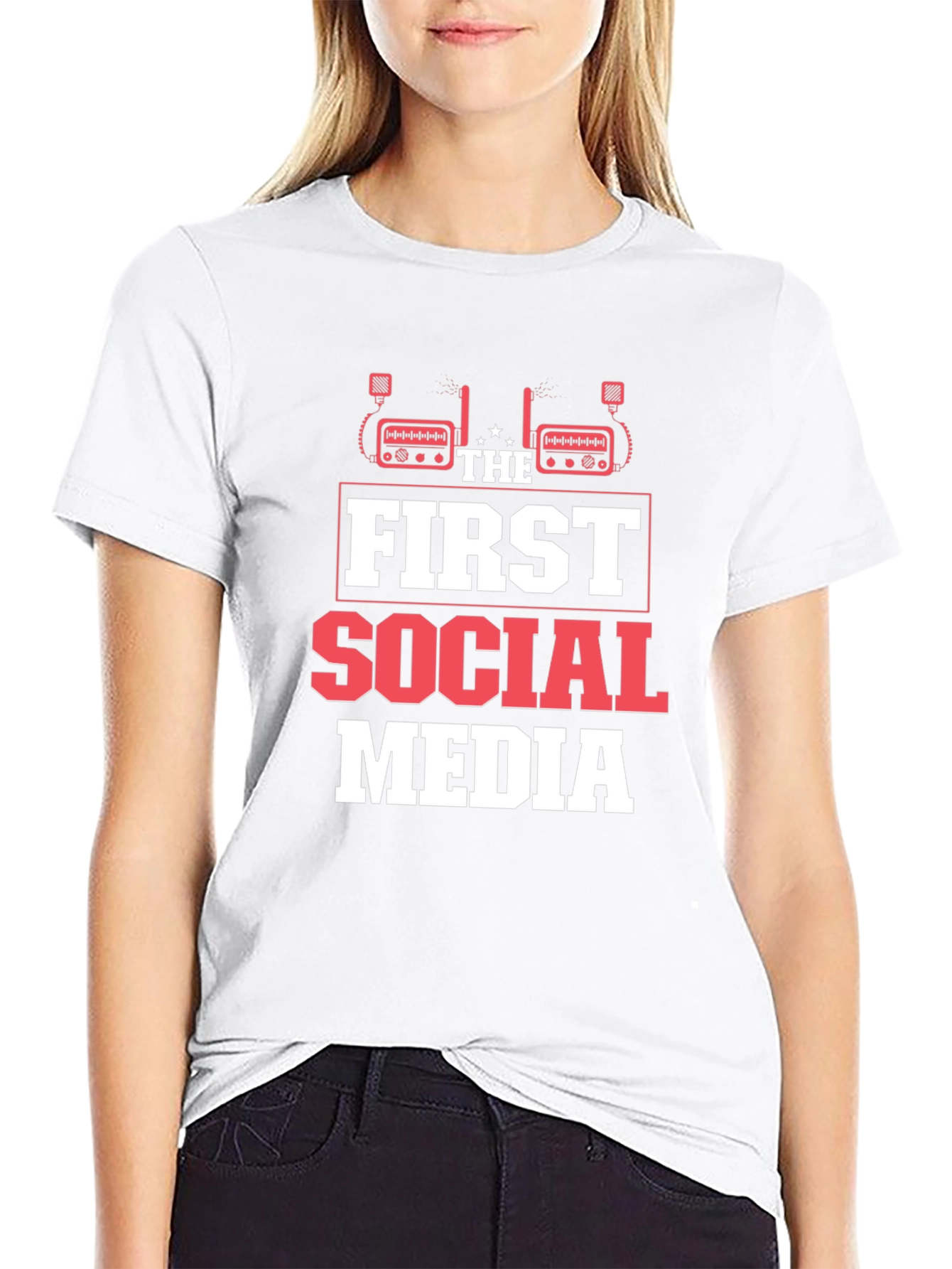 The First Social Media T-Shirt - Ham Radio Design
