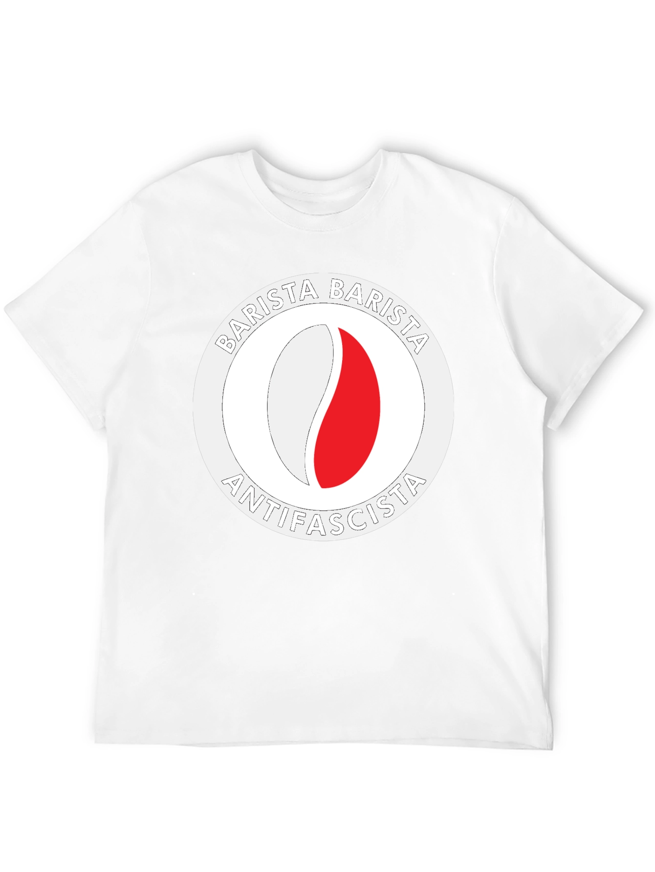 Barista Antifascista Graphic T-Shirt