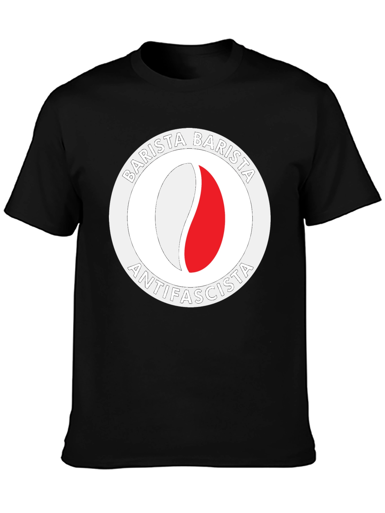 Barista Antifascista Graphic T-Shirt