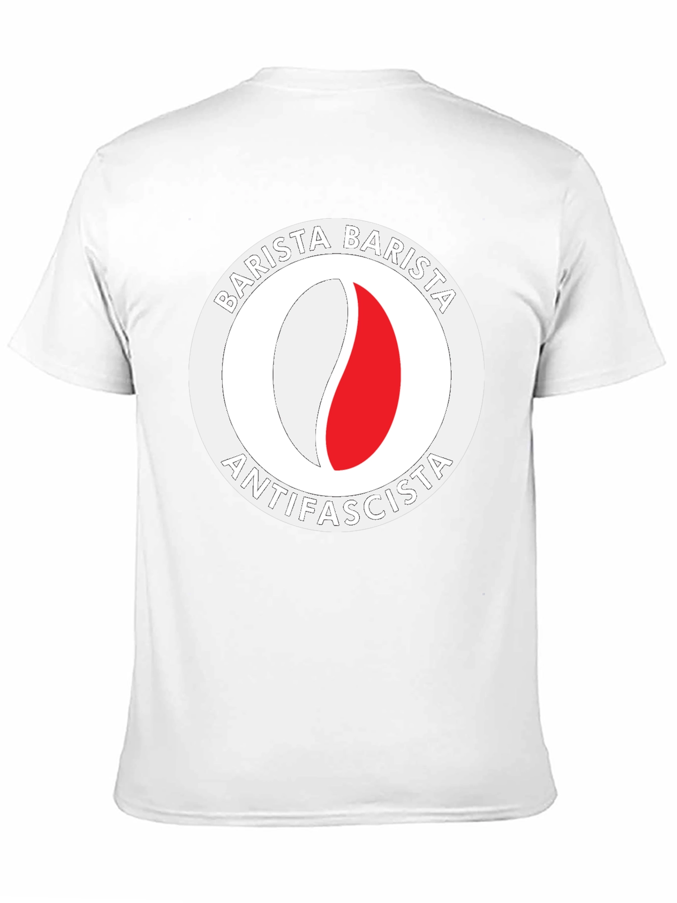Barista Antifascista Graphic T-Shirt