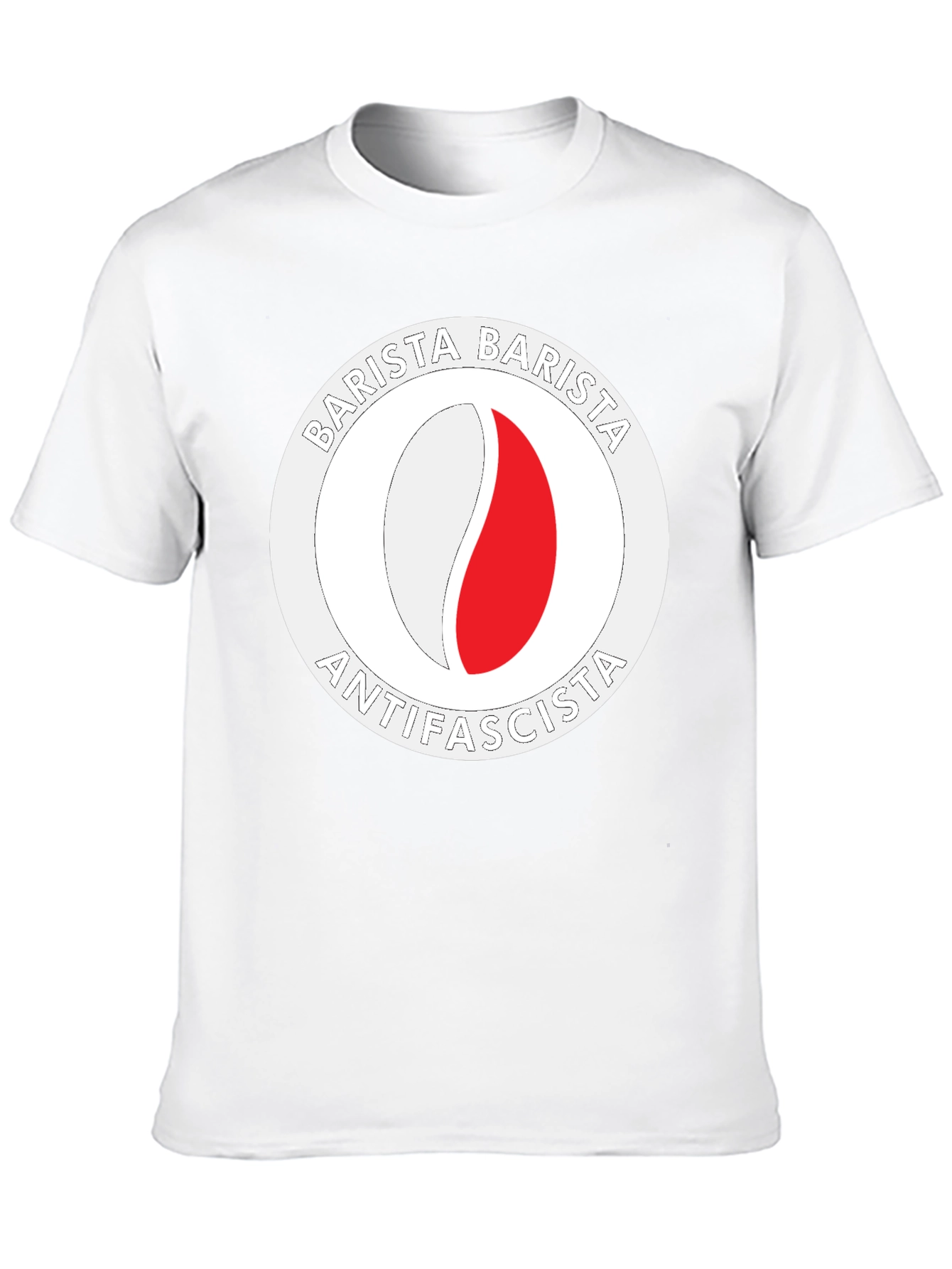 Barista Antifascista Graphic T-Shirt