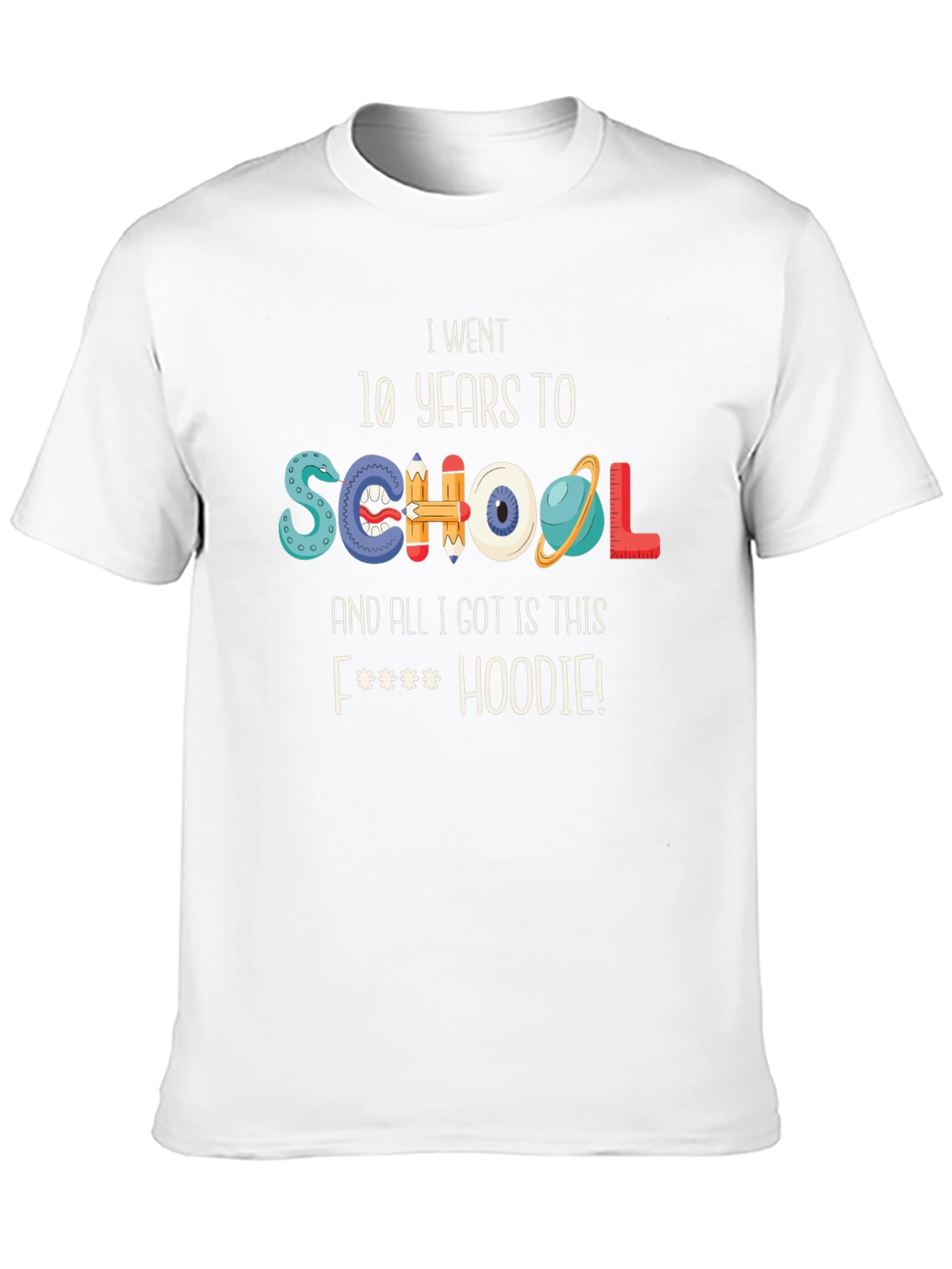 Funny School Hoodie T-Shirt
