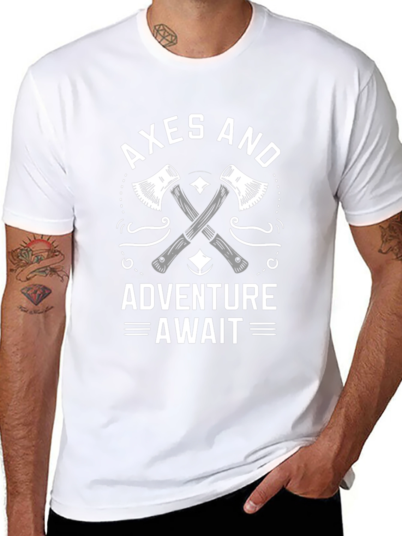 Axes and Adventure T-Shirt - Black