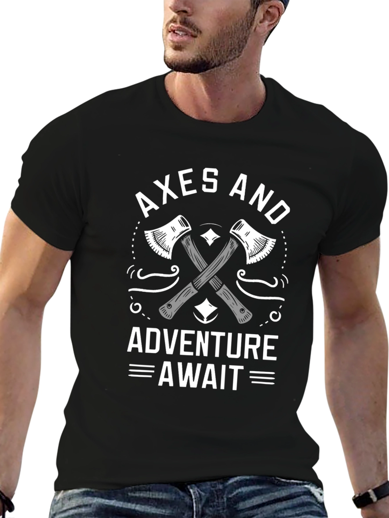 Axes and Adventure T-Shirt - Black