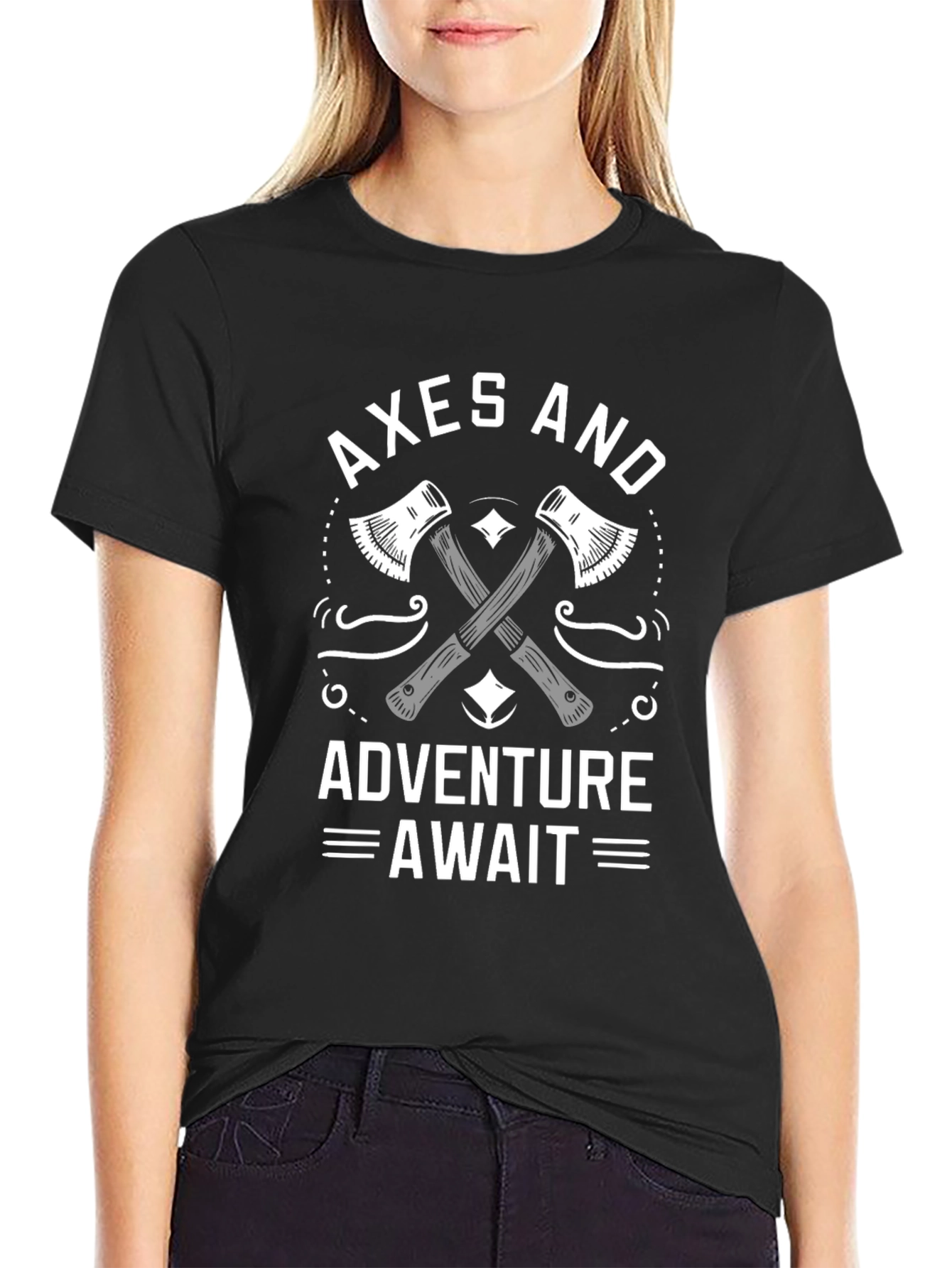 Axes and Adventure T-Shirt - Black