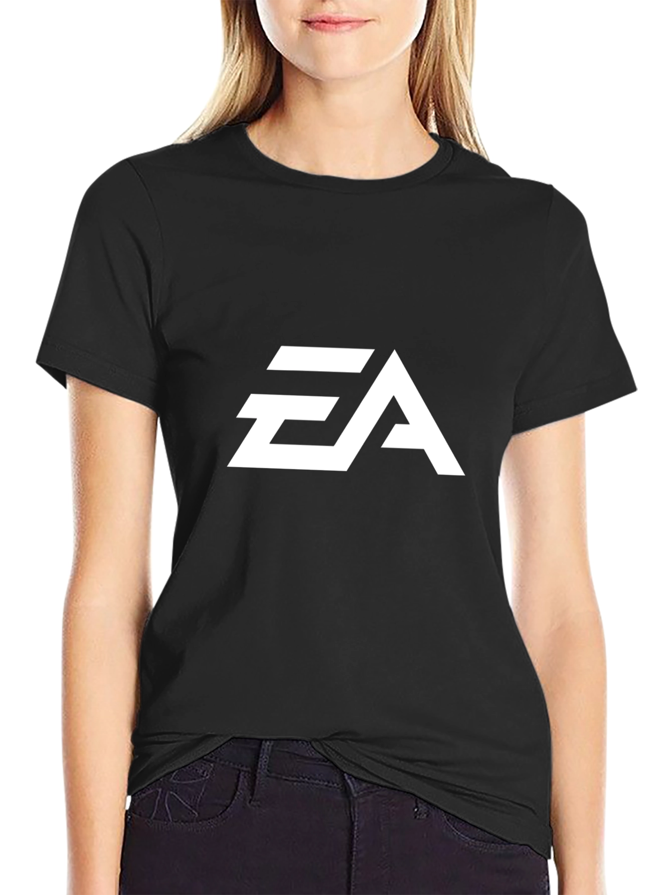 EA Logo Graphic Tee - Classic Black