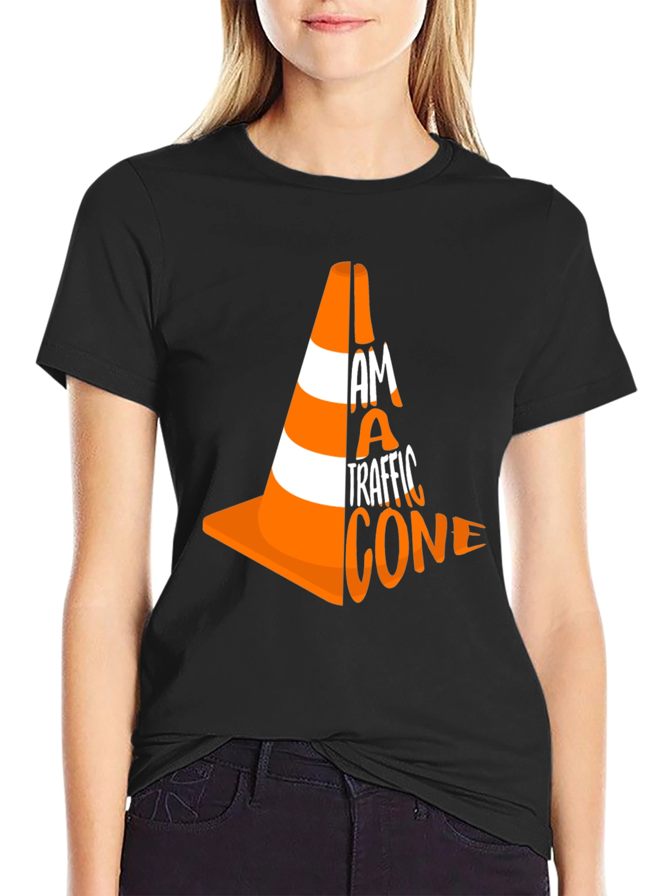 I am a Traffic Cone Graphic T-Shirt