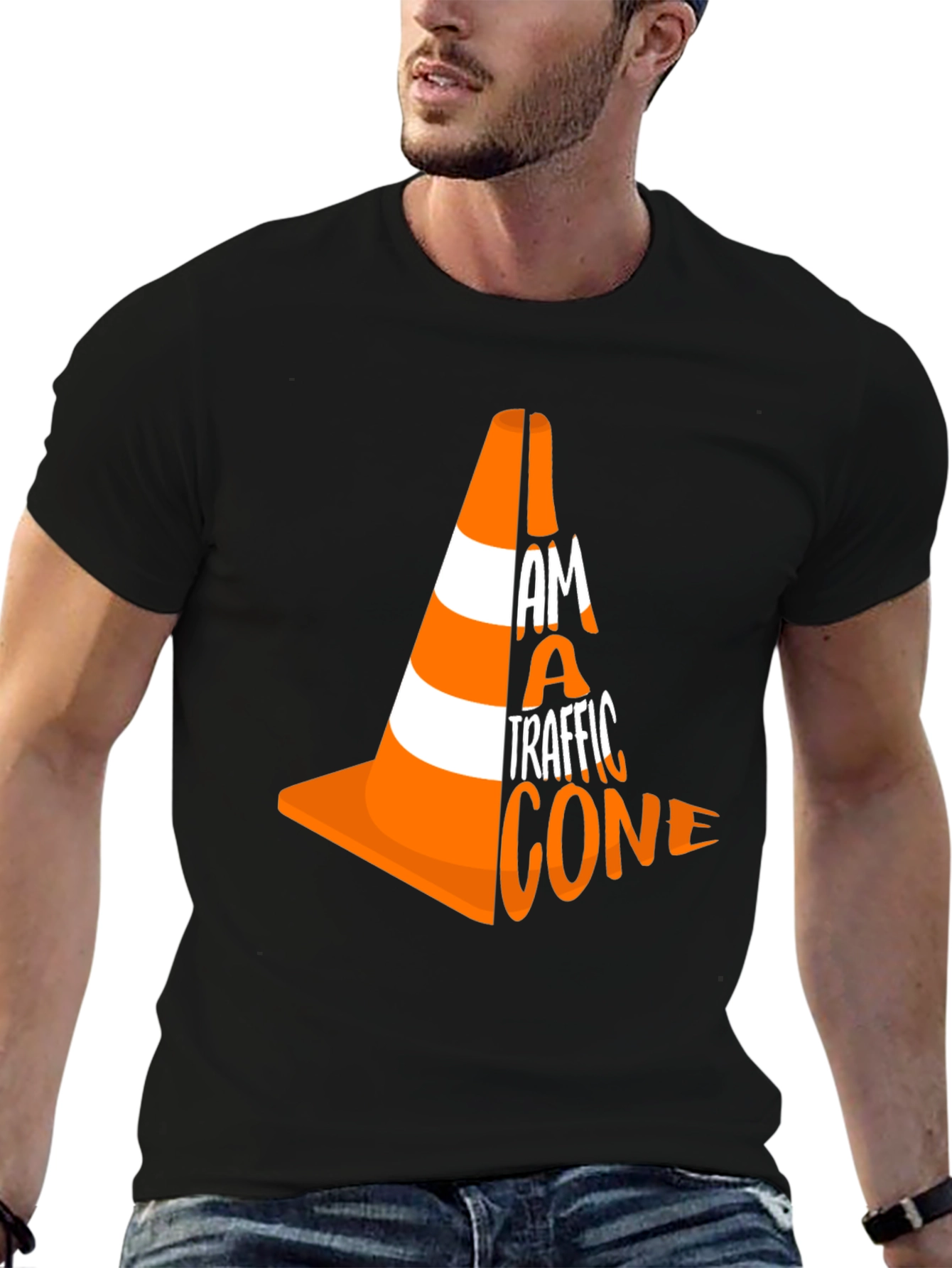 I am a Traffic Cone Graphic T-Shirt