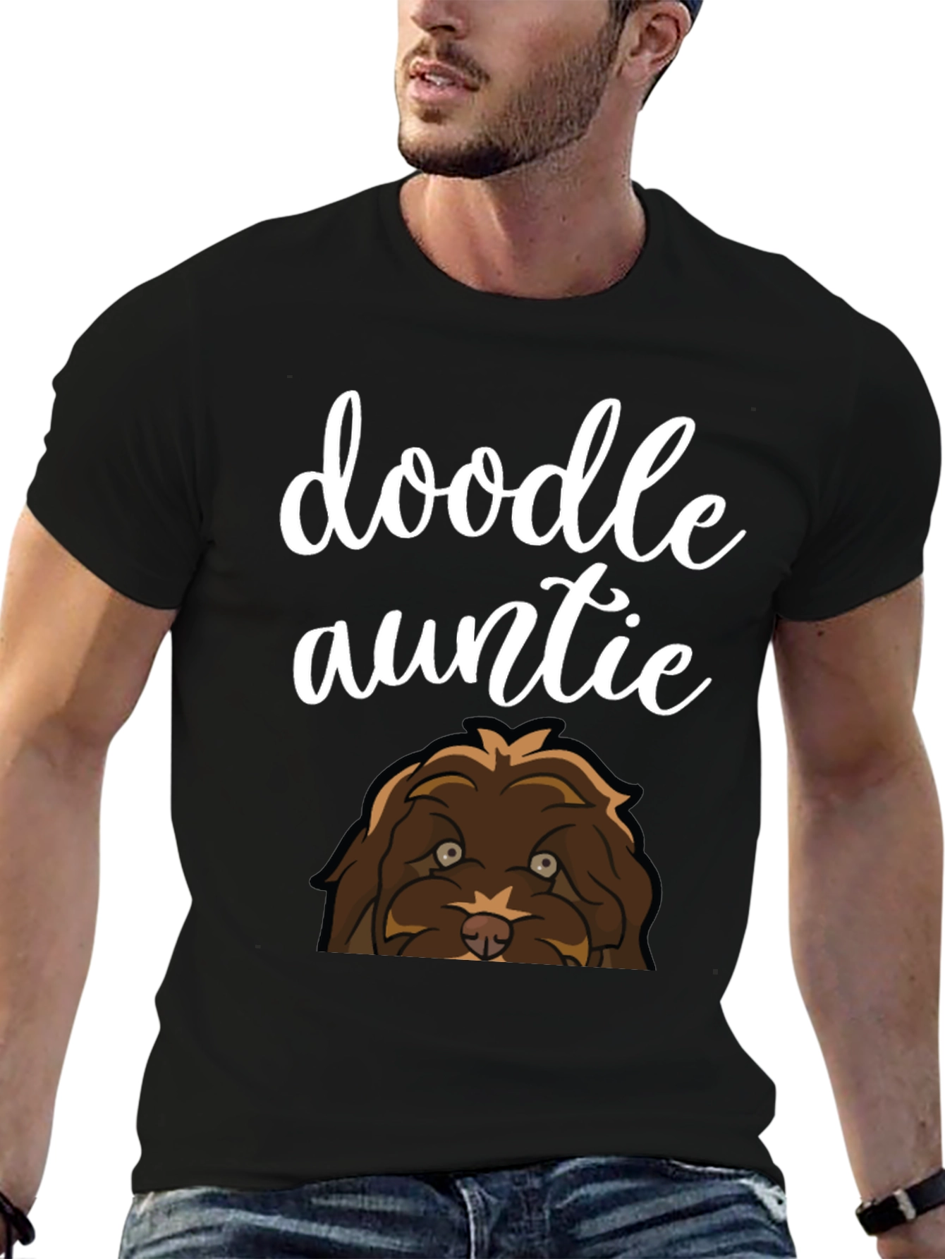 Doodle Auntie T-Shirt - Dog Lover Gift