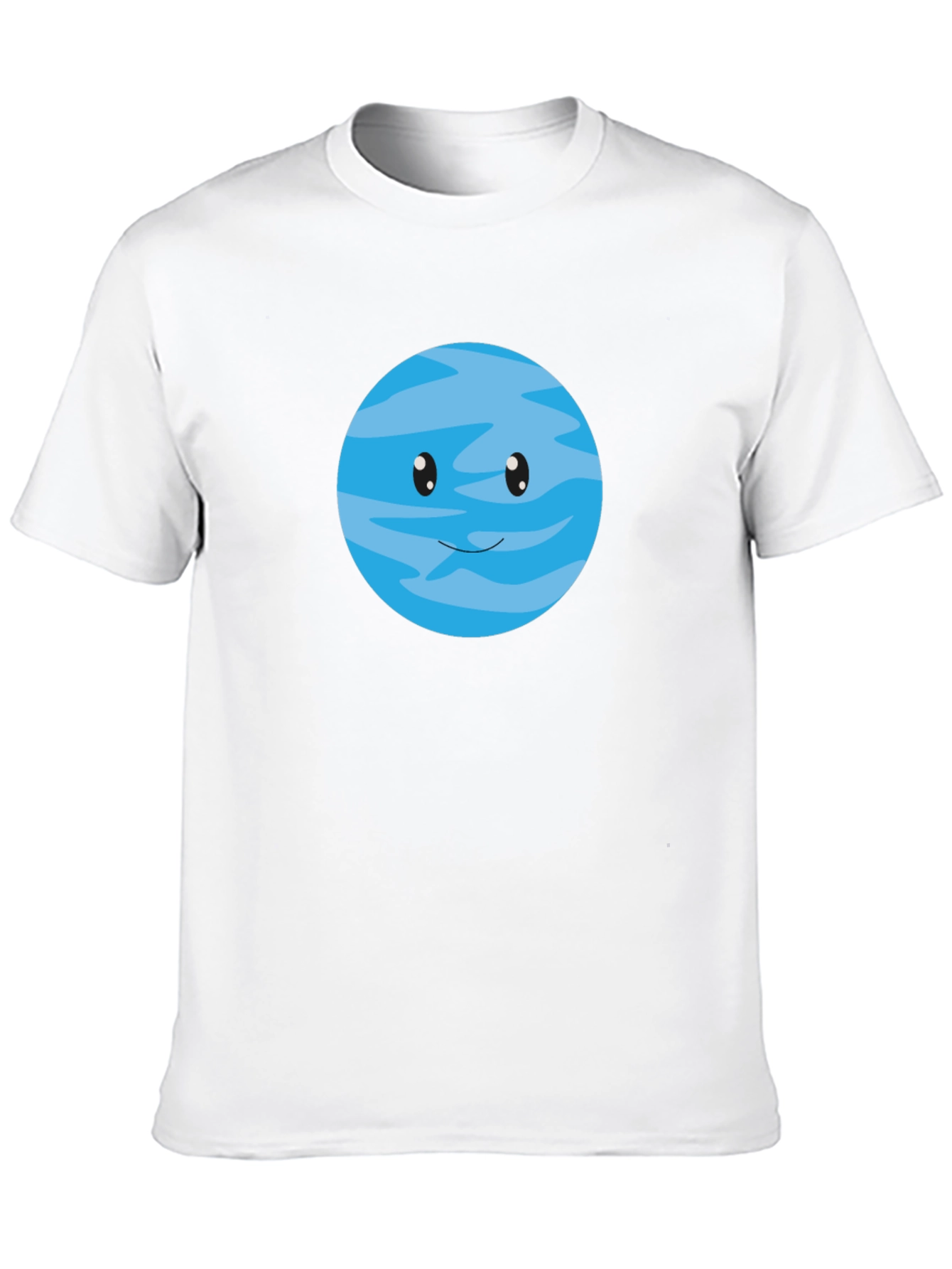 Cute Cartoon Planet Graphic T-Shirt