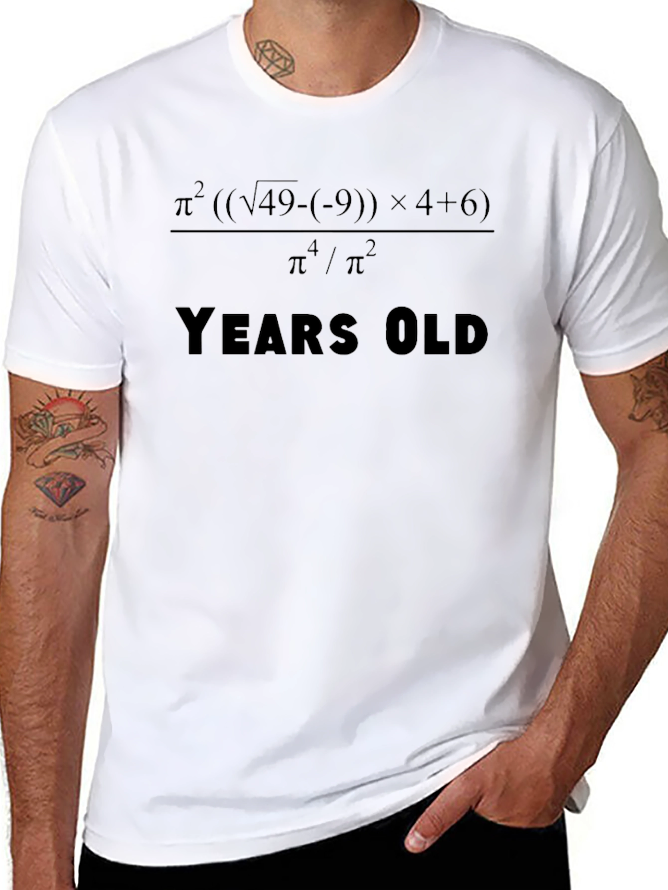 Math Equation Years Old T-Shirt