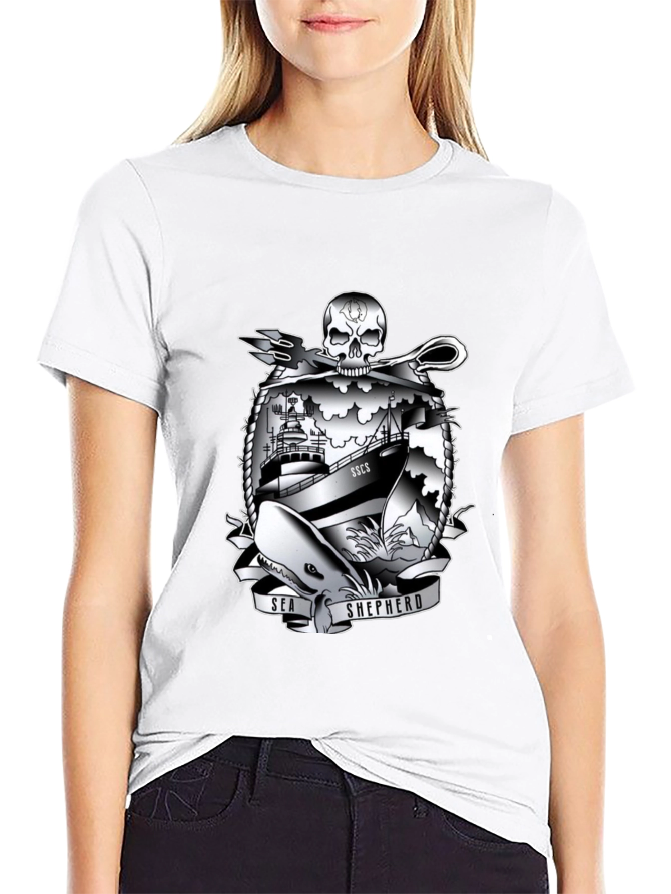Sea Shepherd Graphic T-Shirt - Black