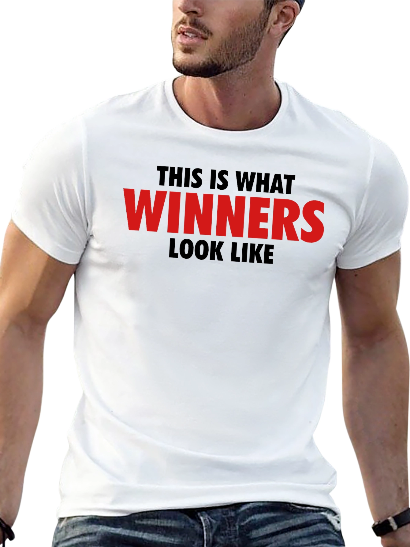 Winners Look Like This Black T-Shirt