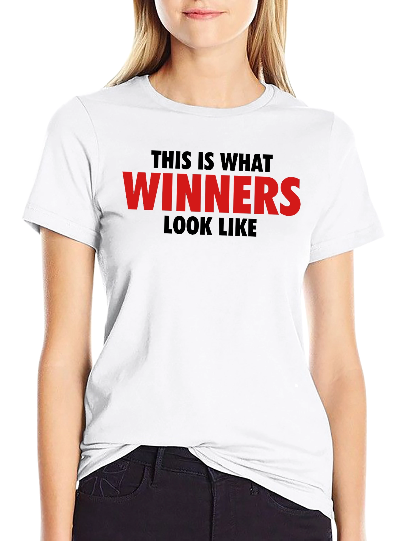 Winners Look Like This Black T-Shirt