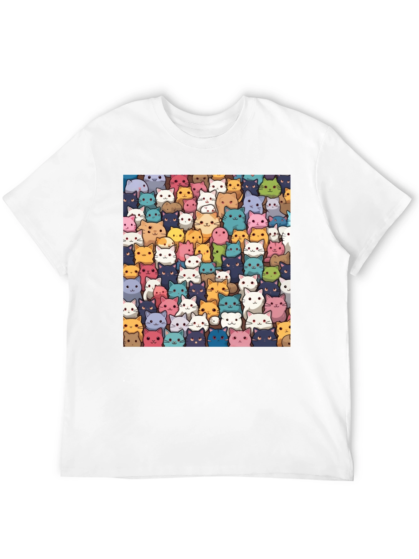 Cute Cats T-Shirt - All Over Print Kitten Tee