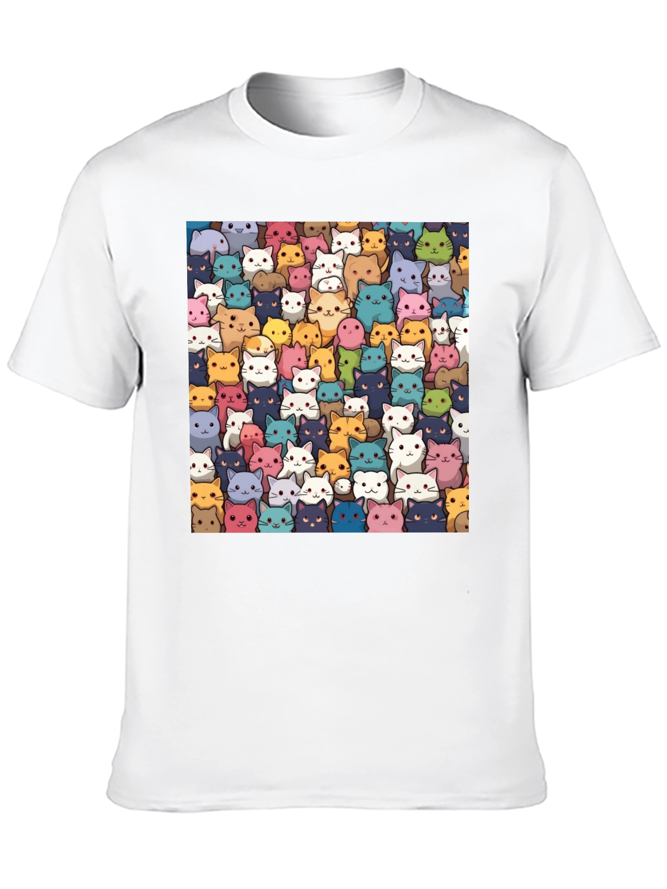 Cute Cats T-Shirt - All Over Print Kitten Tee