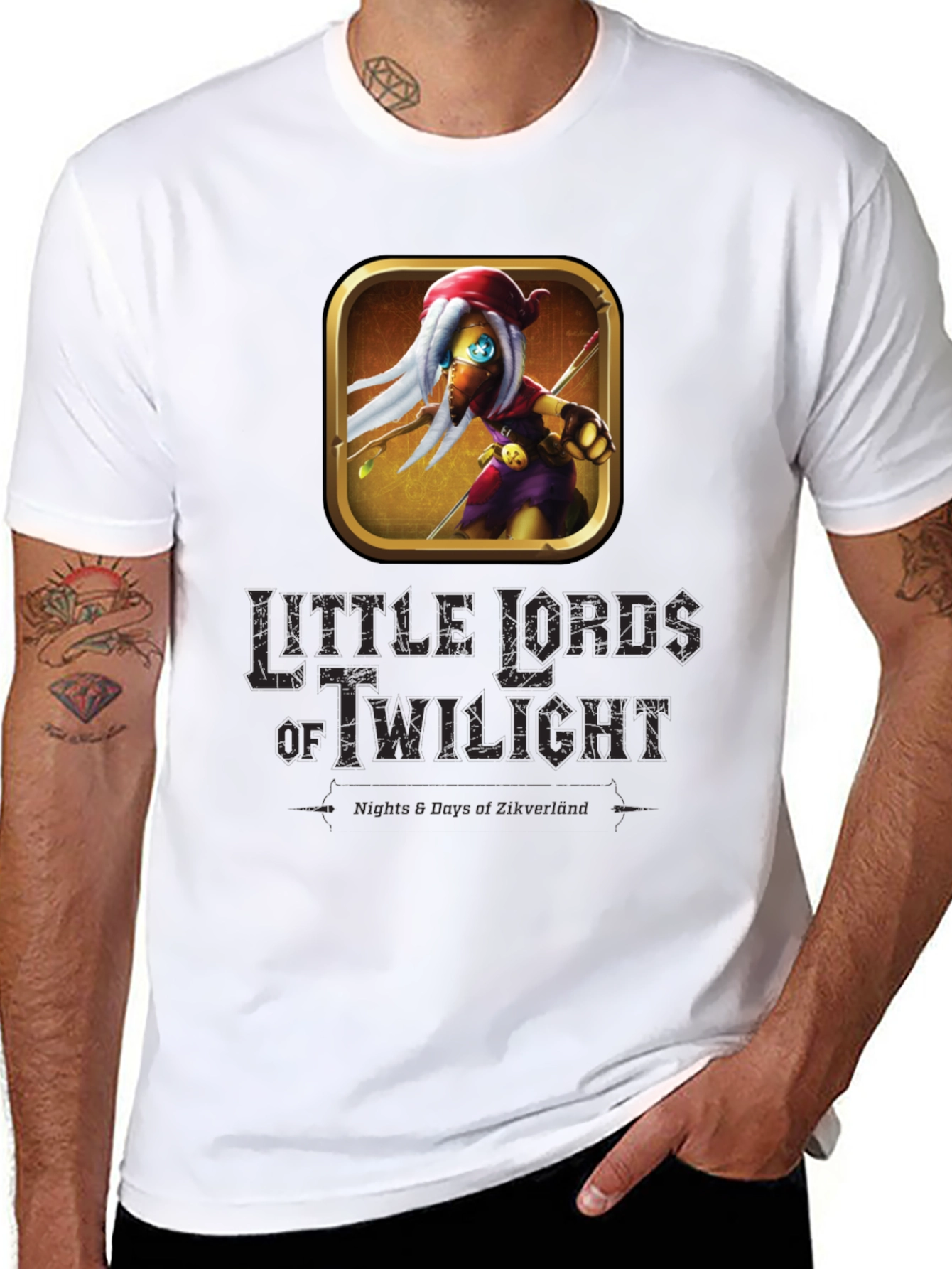 Little Lords of Twilight Graphic Tee - Black