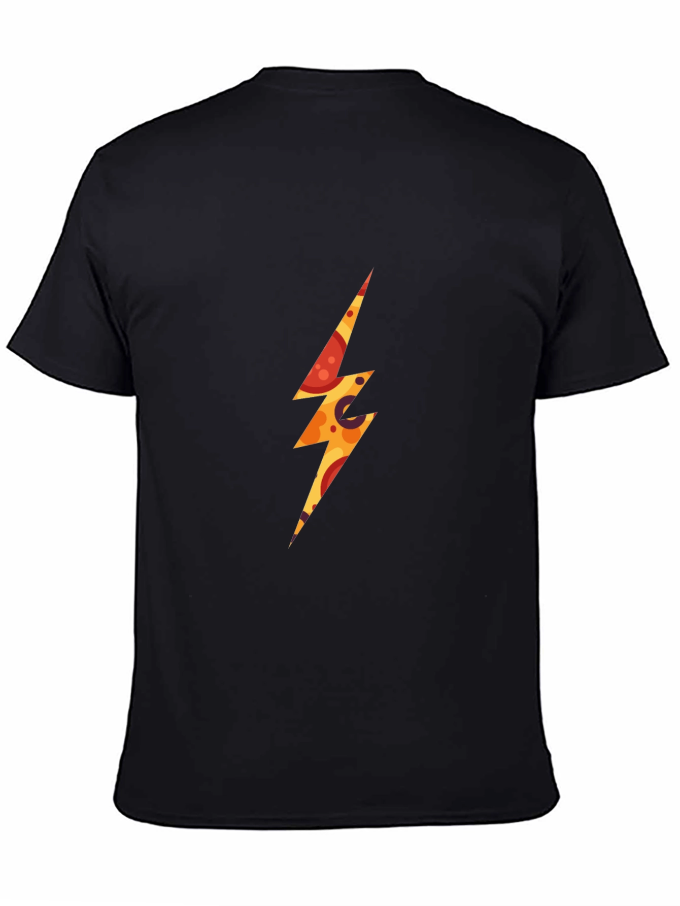 Pizza Lightning Bolt Graphic T-Shirt