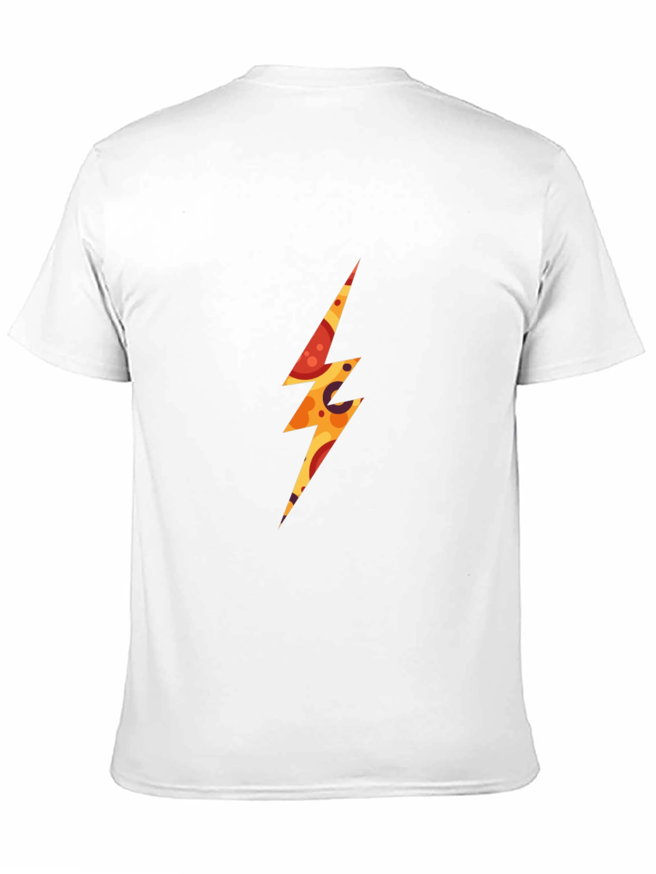 Pizza Lightning Bolt Graphic T-Shirt
