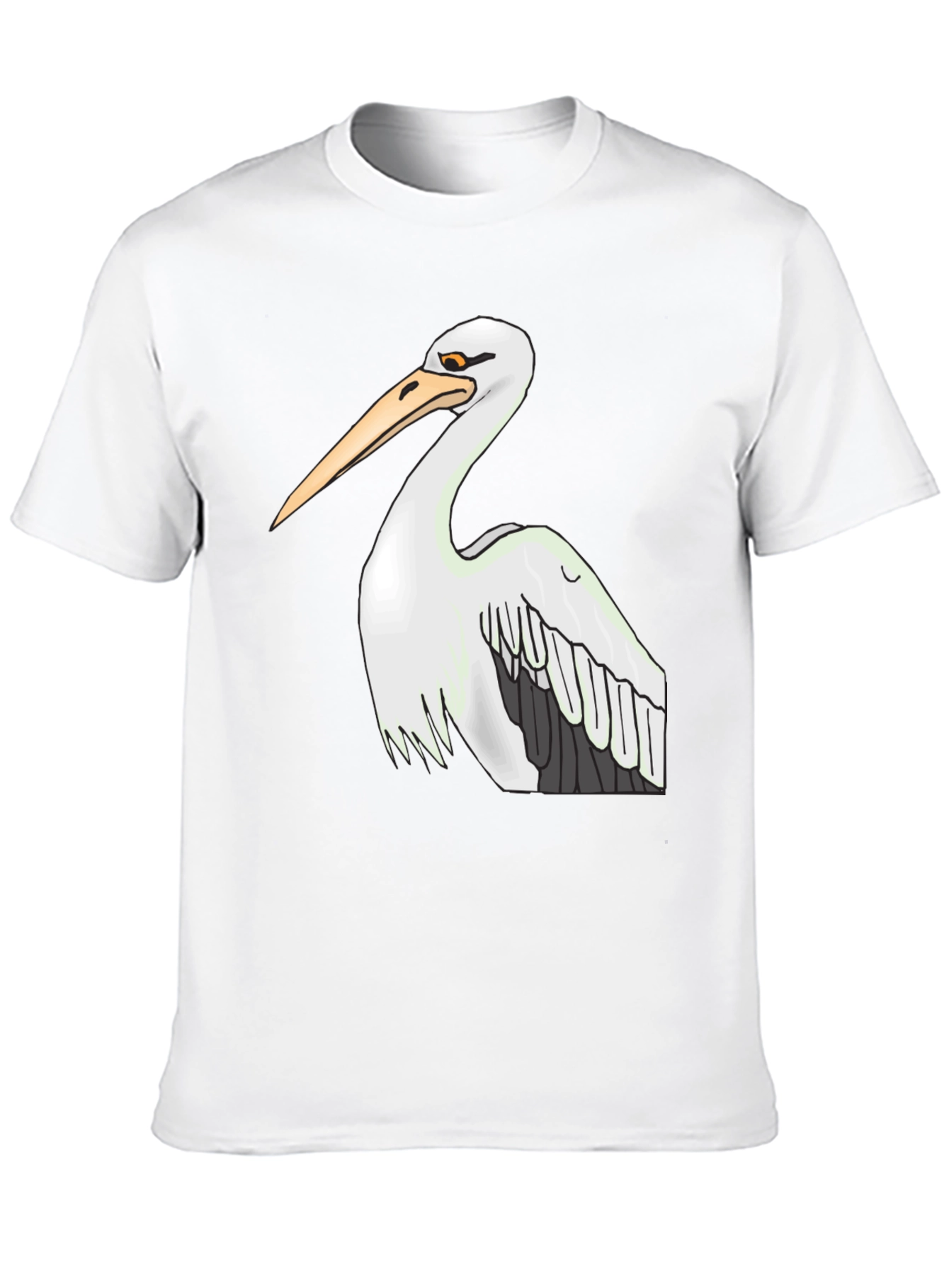 Pelican Graphic Tee - Black Cotton T-Shirt
