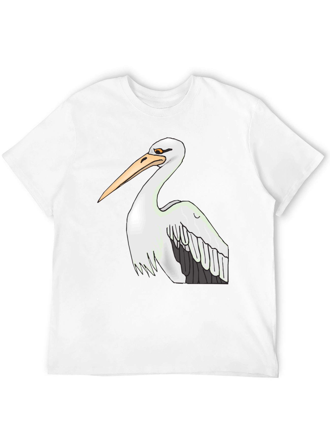 Pelican Graphic Tee - Black Cotton T-Shirt