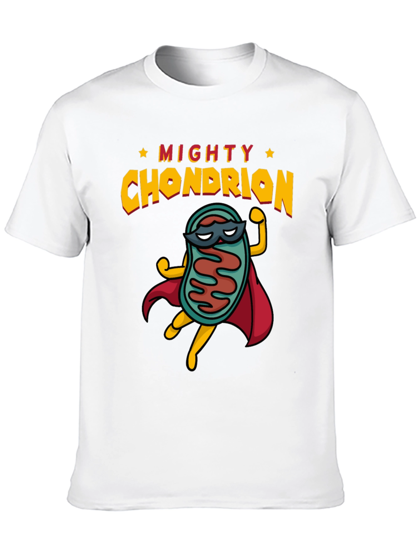 Mighty Chondrion Superhero T-Shirt - Black Cotton Tee