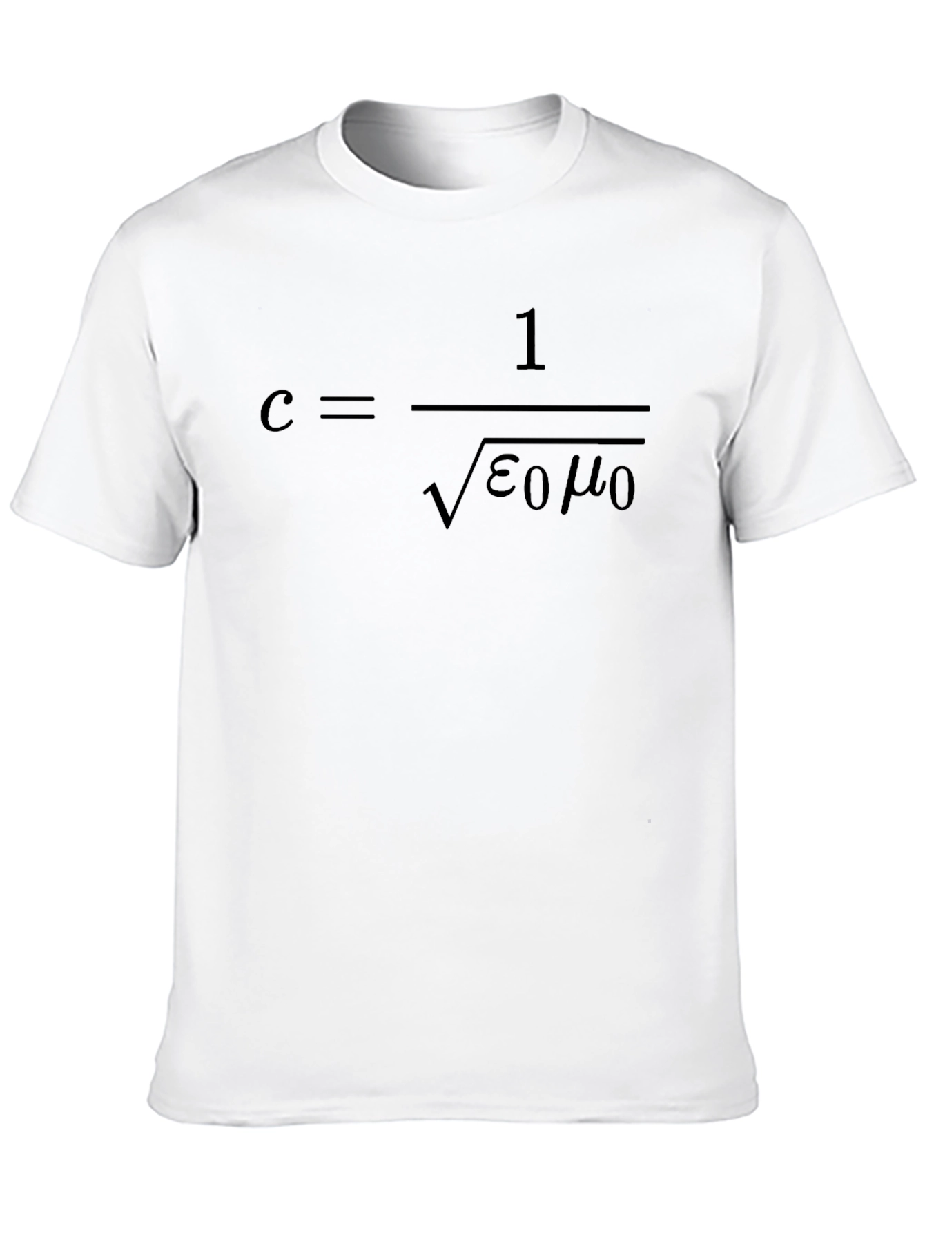 Science Physics T-Shirt - Speed of Light Equation Tee