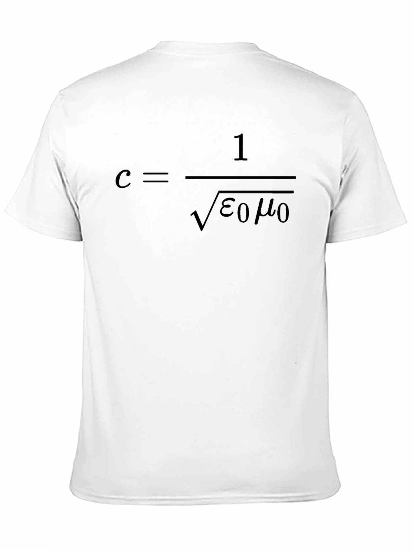 Science Physics T-Shirt - Speed of Light Equation Tee