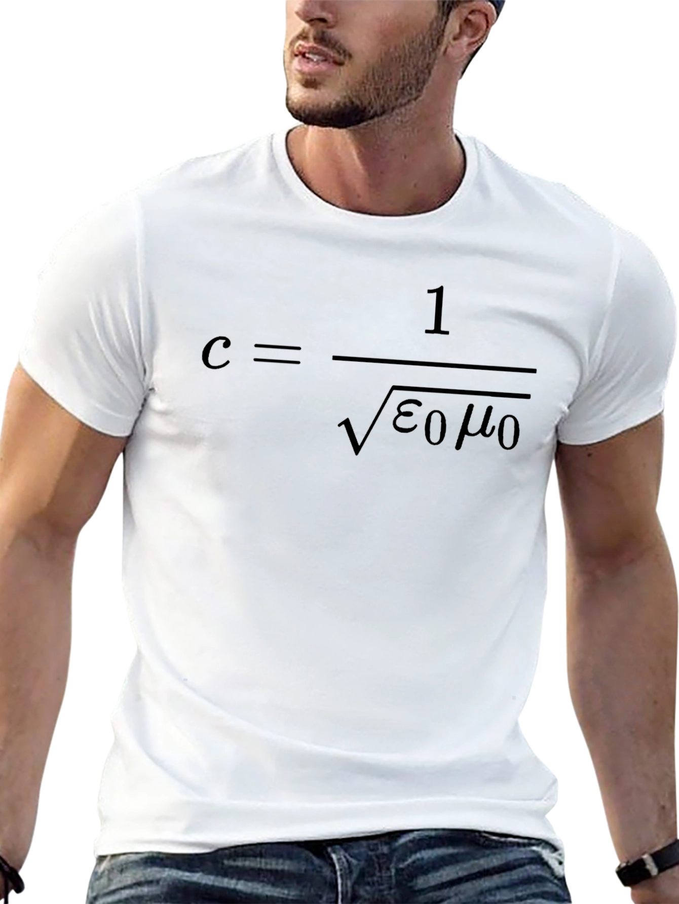 Science Physics T-Shirt - Speed of Light Equation Tee