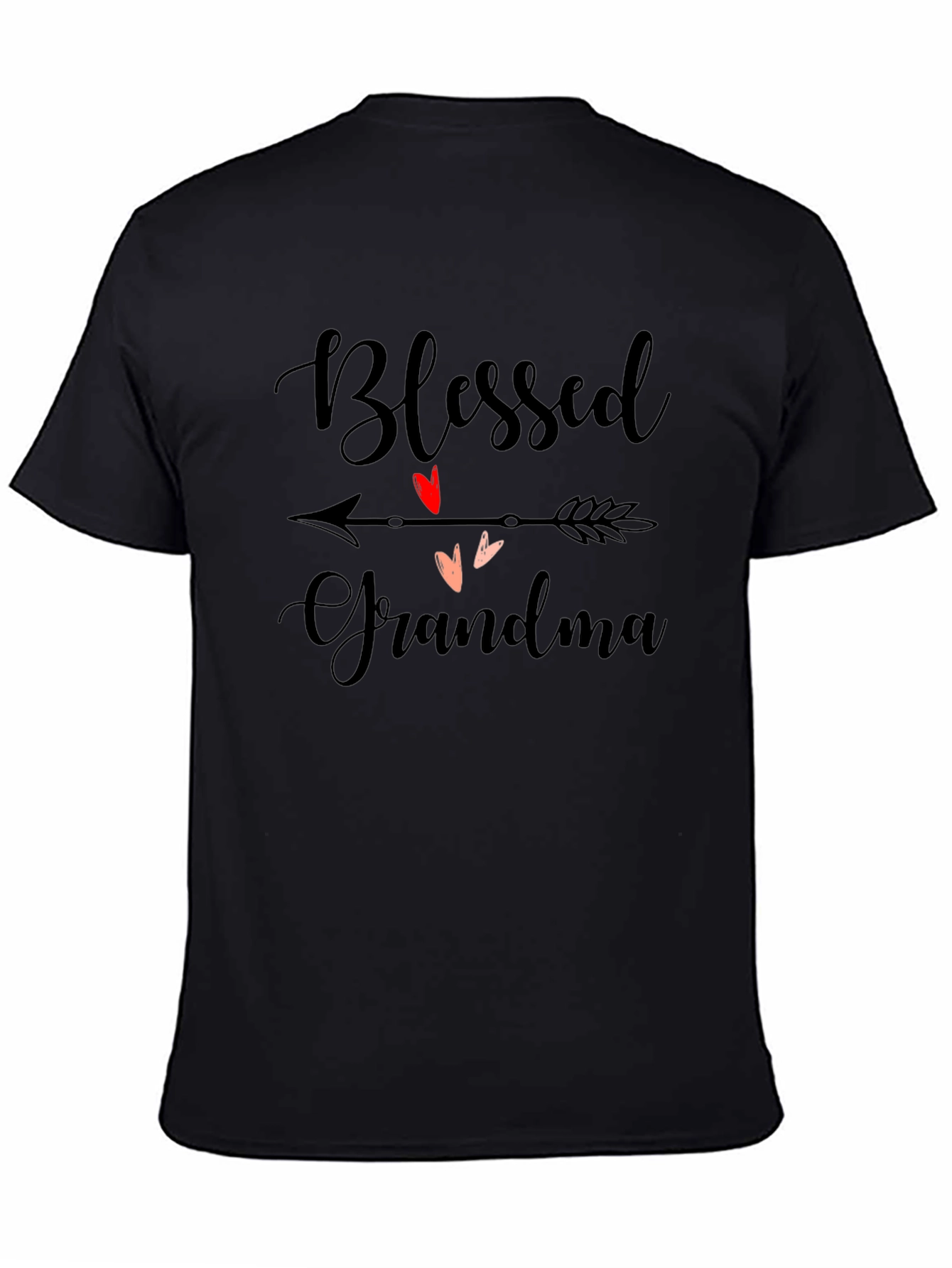 Blessed Grandma Black T-Shirt
