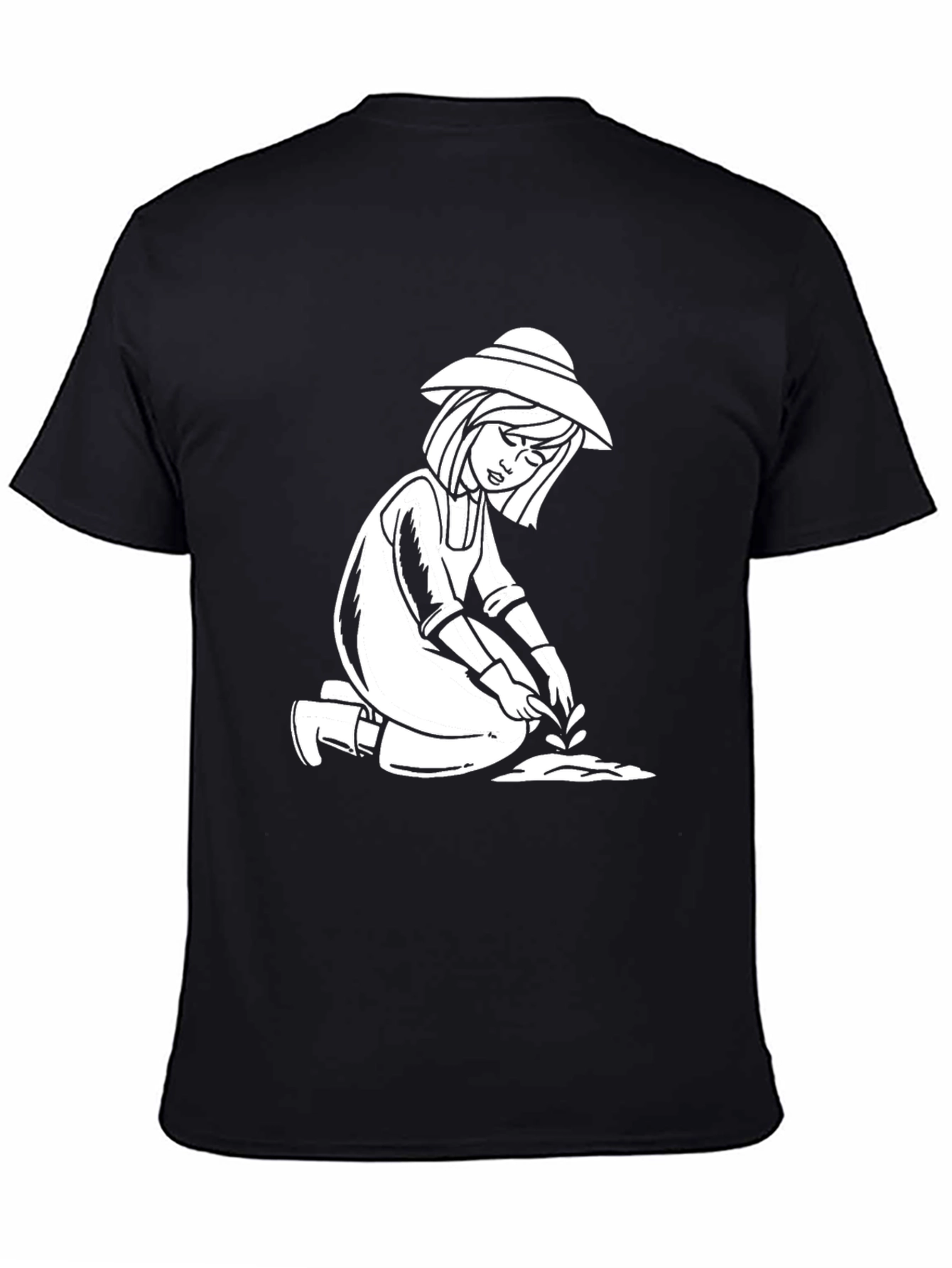 Gardener Graphic Tee - Black Unisex T-Shirt