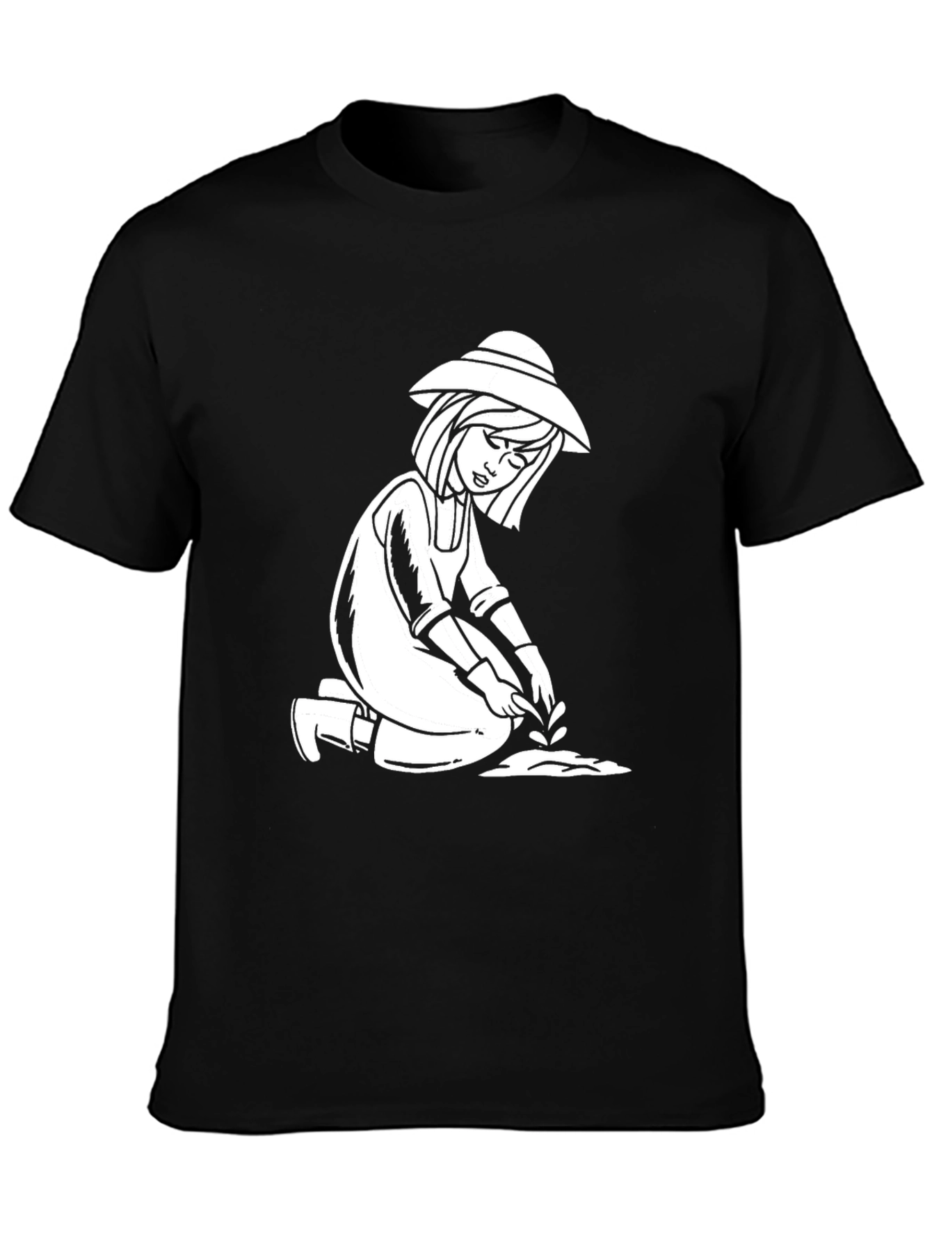 Gardener Graphic Tee - Black Unisex T-Shirt