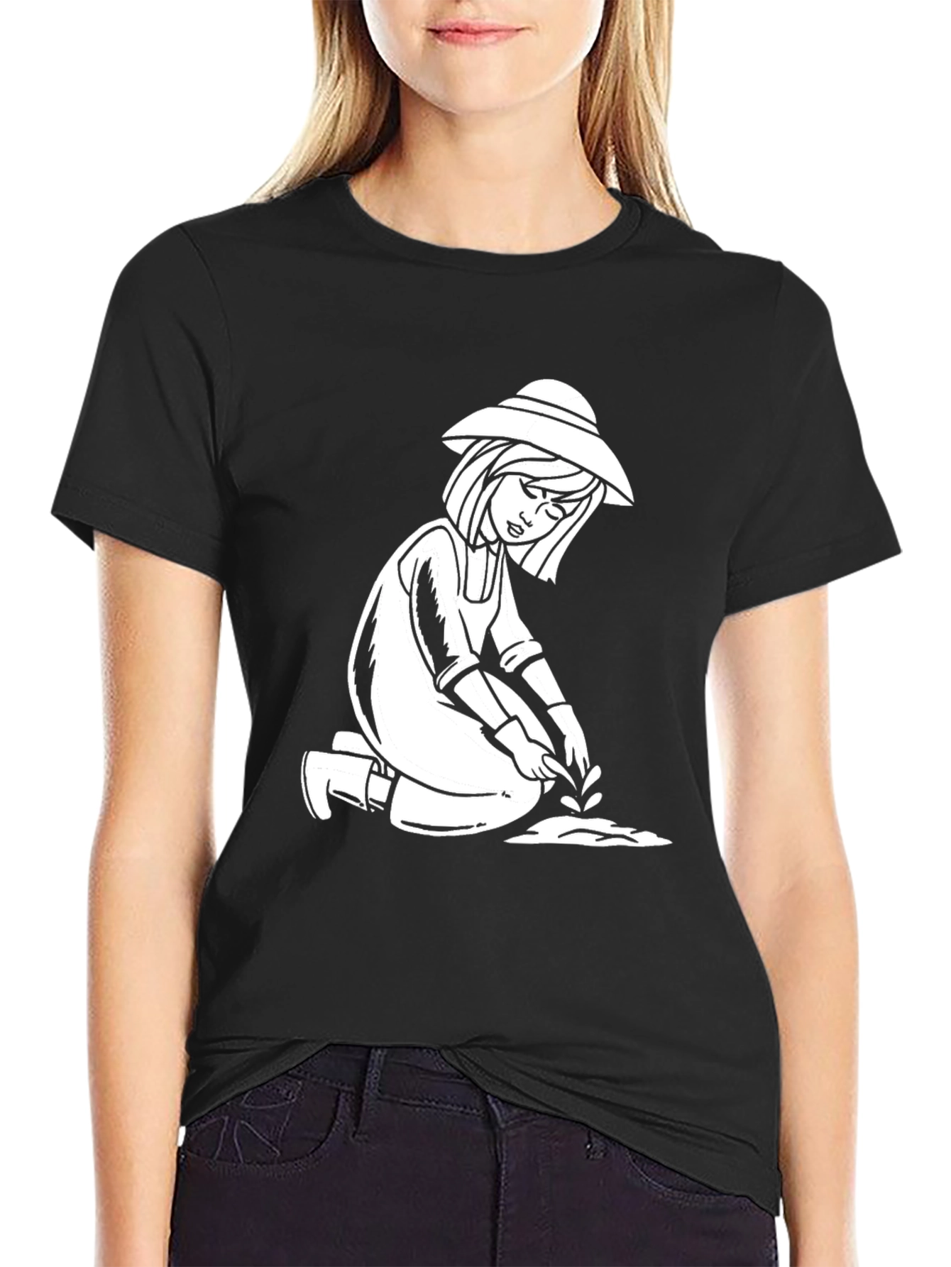 Gardener Graphic Tee - Black Unisex T-Shirt